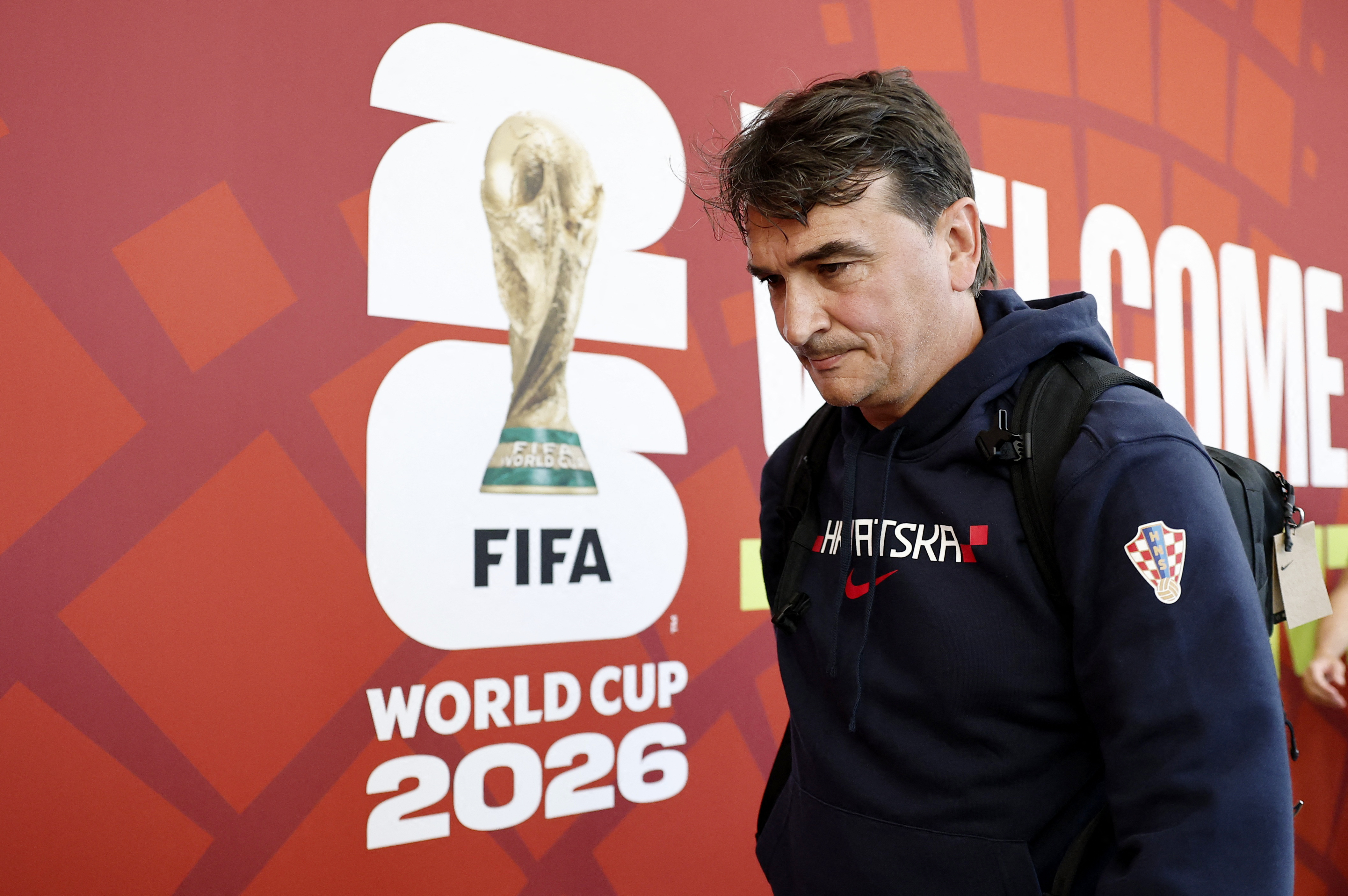 Soccer Football - FIFA World Cup 2026 - Group L - Panama v Croatia - Toronto Stadium, Toronto, Canada - June 23, 2026 Croatia coach Zlatko Dalic arrives at the stadium before the match REUTERS/Thomas Mukoya