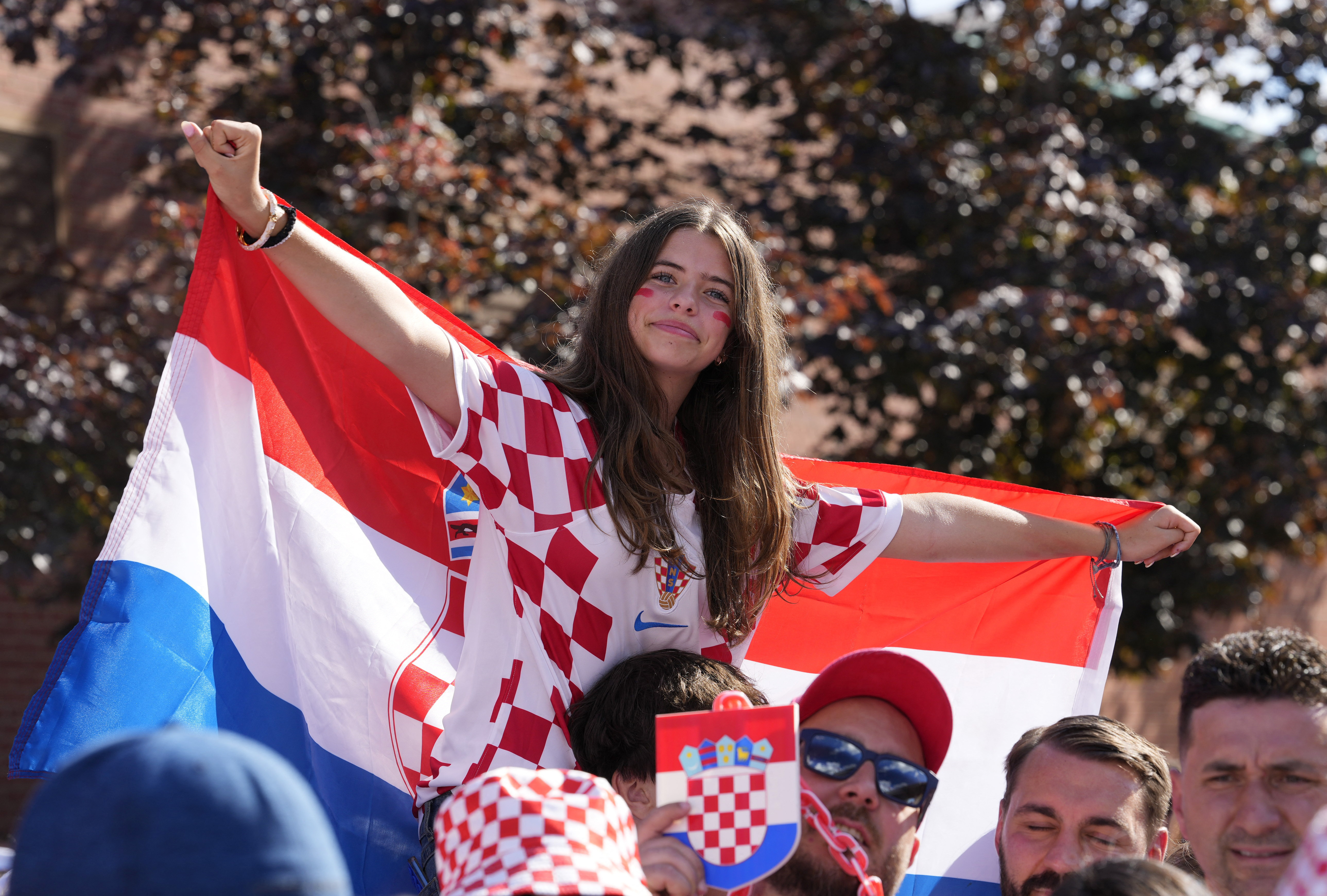 Soccer Football - FIFA World Cup 2026 - Group L - Panama v Croatia - Toronto Stadium, Toronto, Canada - June 23, 2026 Croatia fans outside the stadium before the match IMAGN IMAGES via Reuters/John E Sokolowski