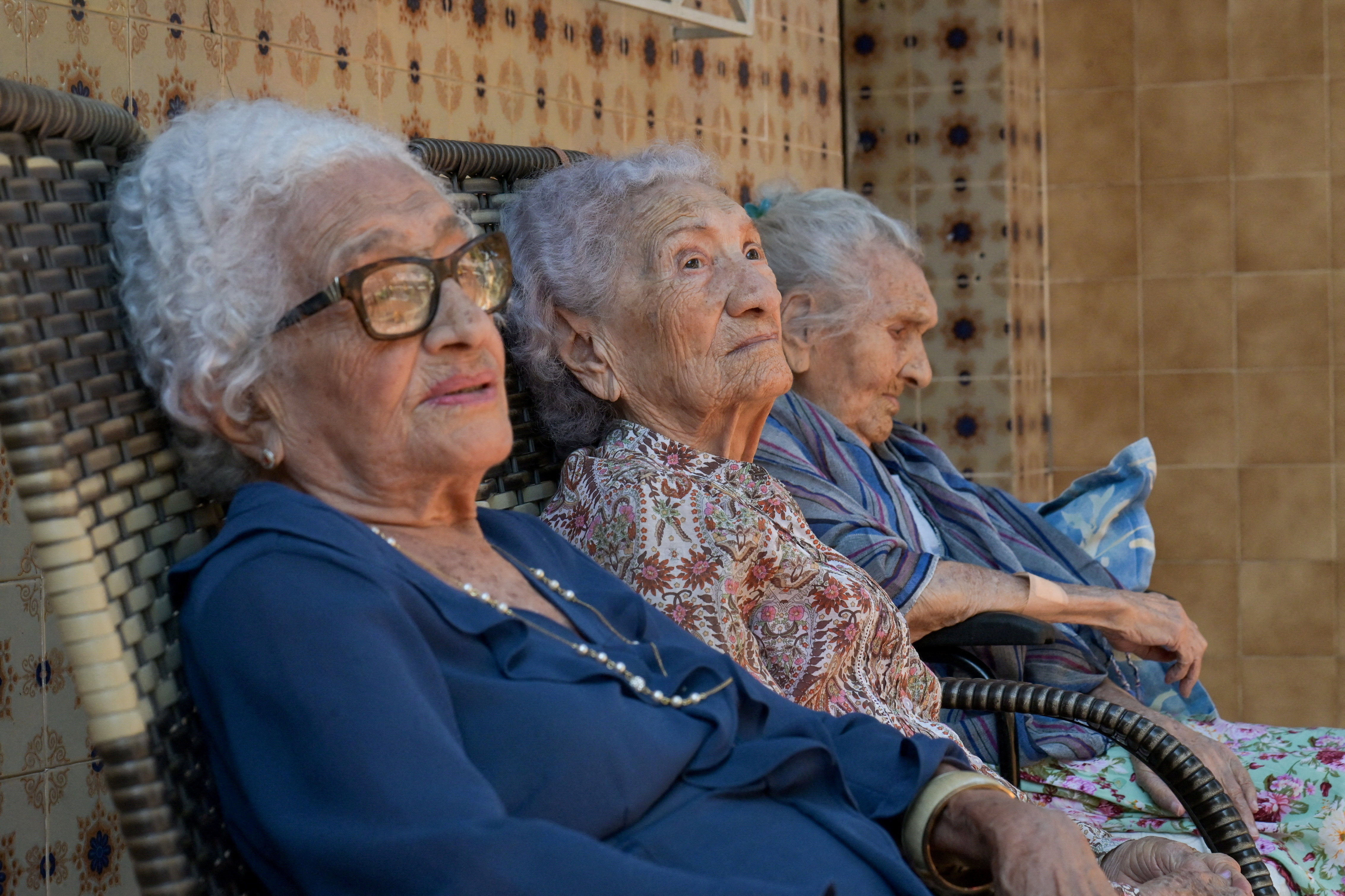 Zoraide de Deus Mota, 104, Zulina de Deus Nunes, 103, and Levita de Deus Nunes