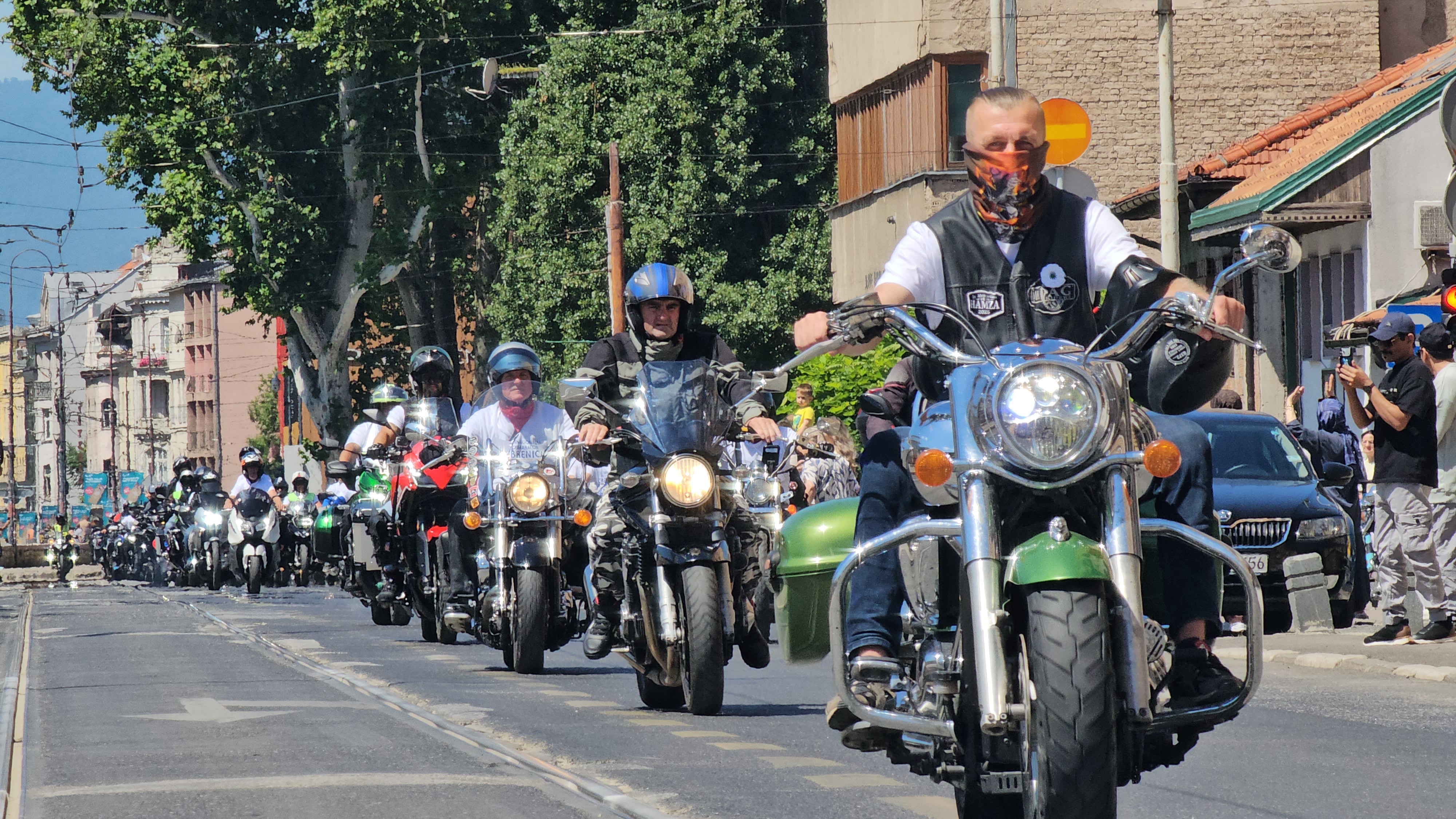 Sarajevo, BiH - 10.juli 2026. godine:Polazak kolone učesnika Motomaratona