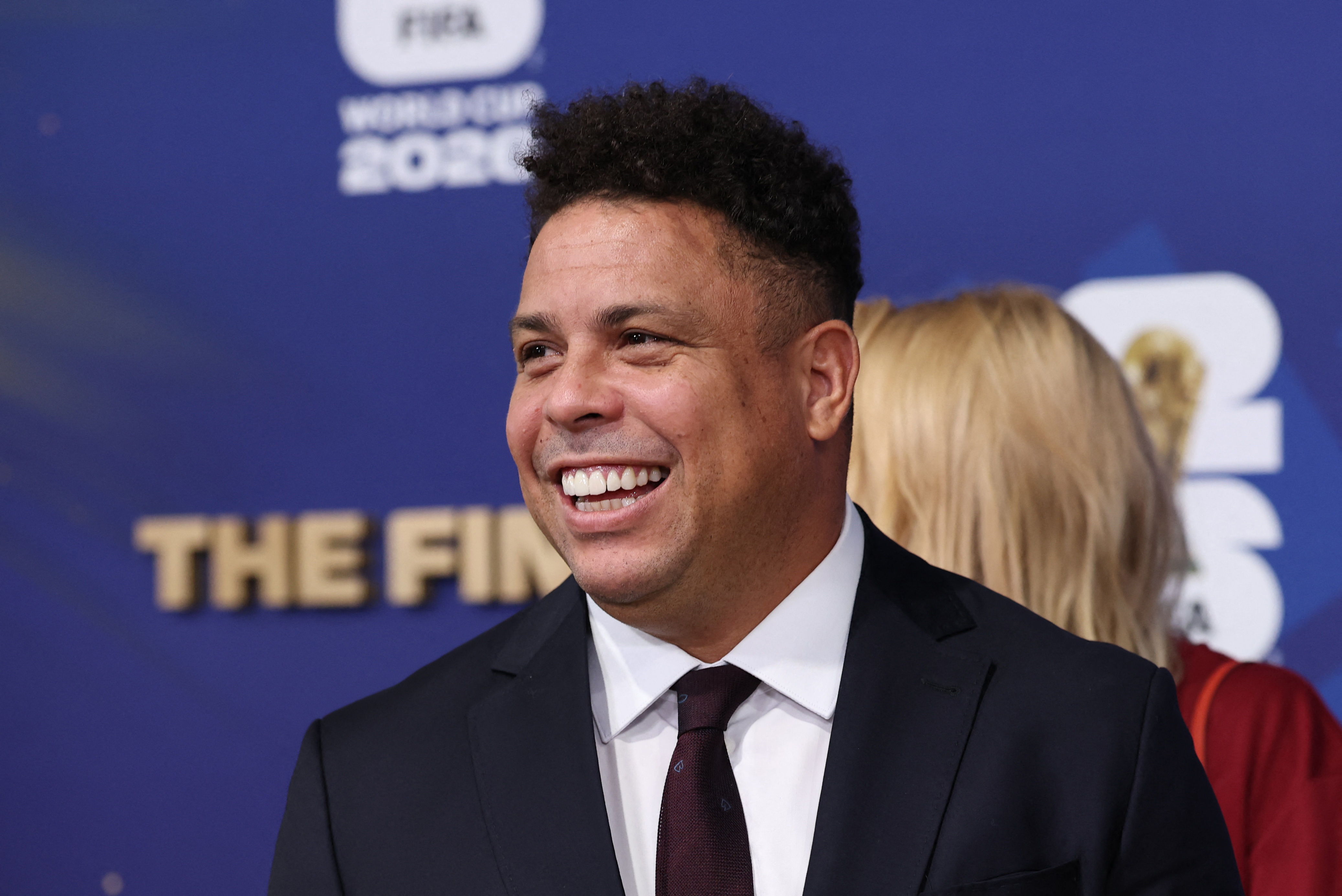Soccer Football - FIFA World Cup 2026 - Final - Spain v Argentina - VIP Arrivals - New York New Jersey Stadium, East Rutherford, New Jersey, U.S. - July 19, 2026 Former Brazil football player Ronaldo arrives at the stadium ahead of the match REUTERS/Amand