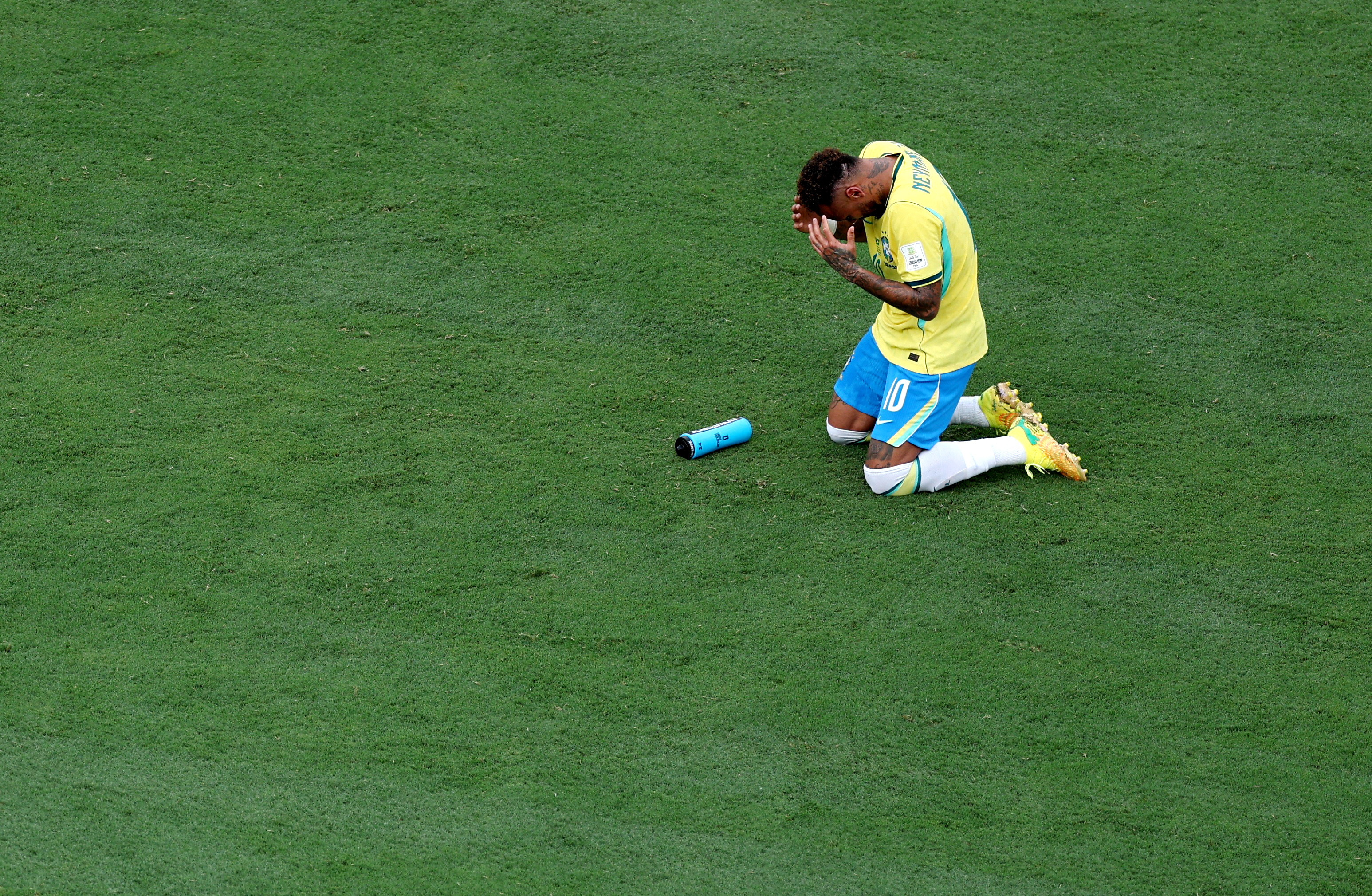 Soccer Football - FIFA World Cup 2026 - Round of 16 - Brazil v Norway - New York New Jersey Stadium, East Rutherford, New Jersey, U.S. - July 5, 2026 Brazil's Neymar Jr. looks dejected after the match REUTERS/John Sibley