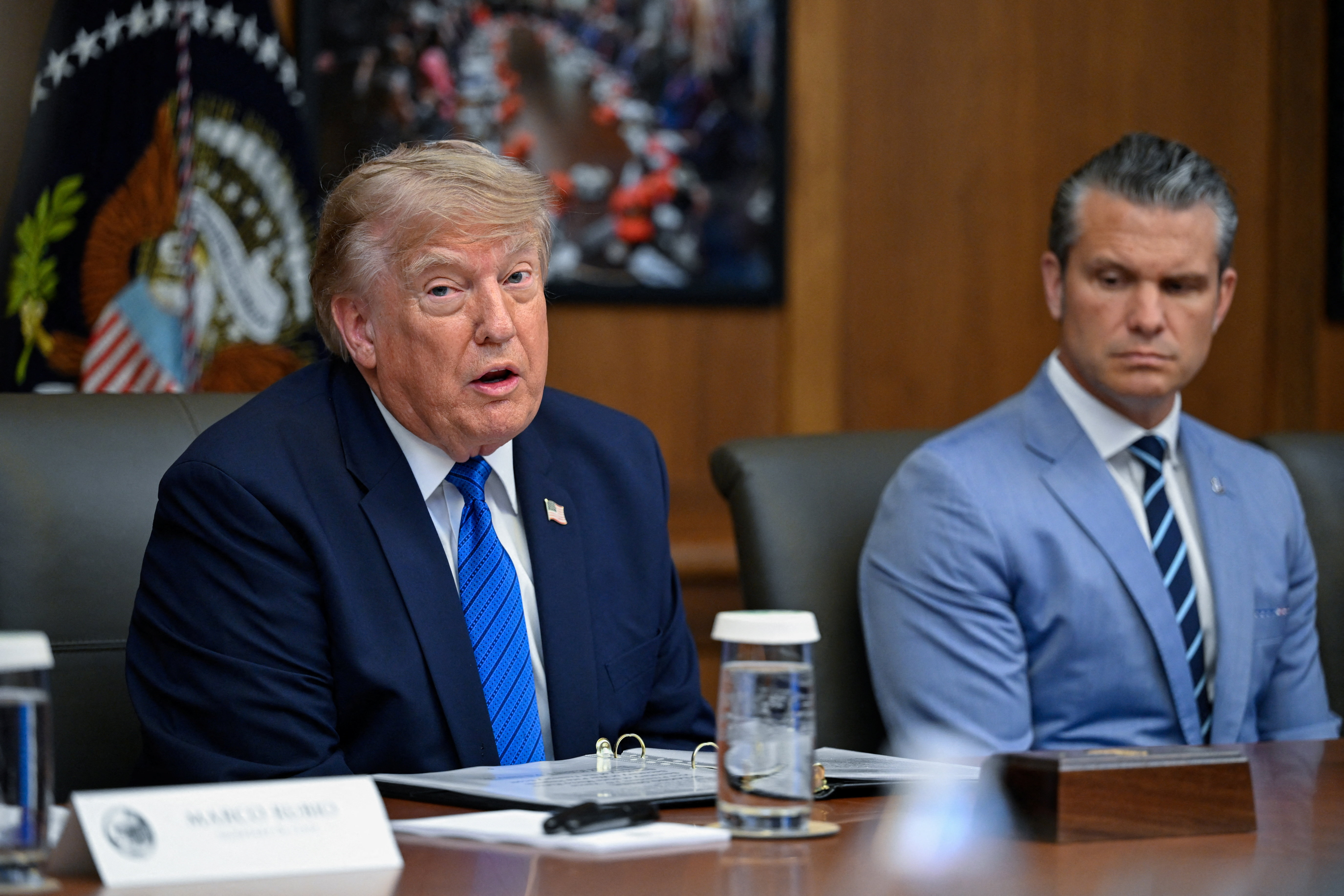donald trump pete hegseth
