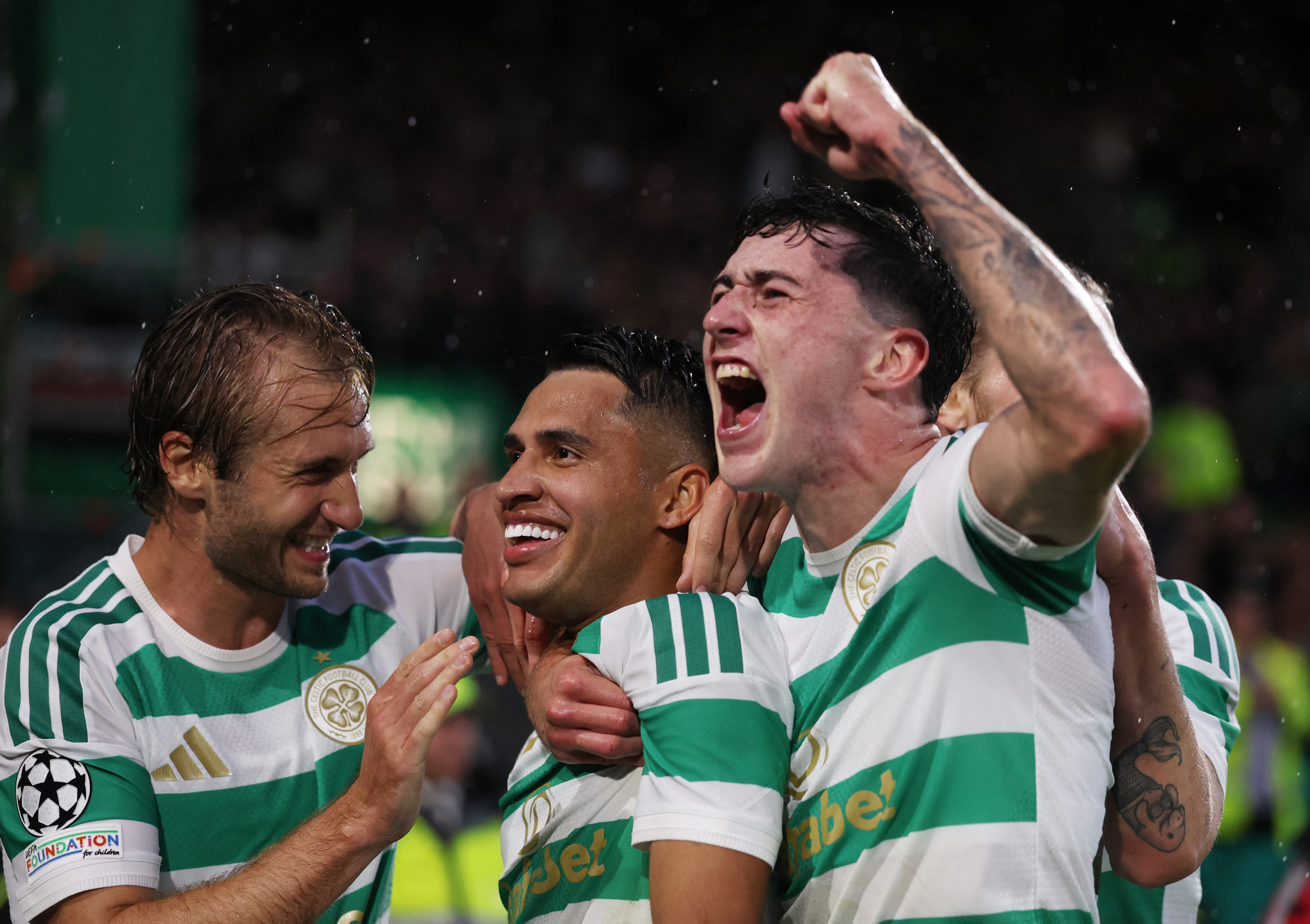 Soccer Football - UEFA Champions League - Play Off - First Leg - Celtic v LASK - Celtic