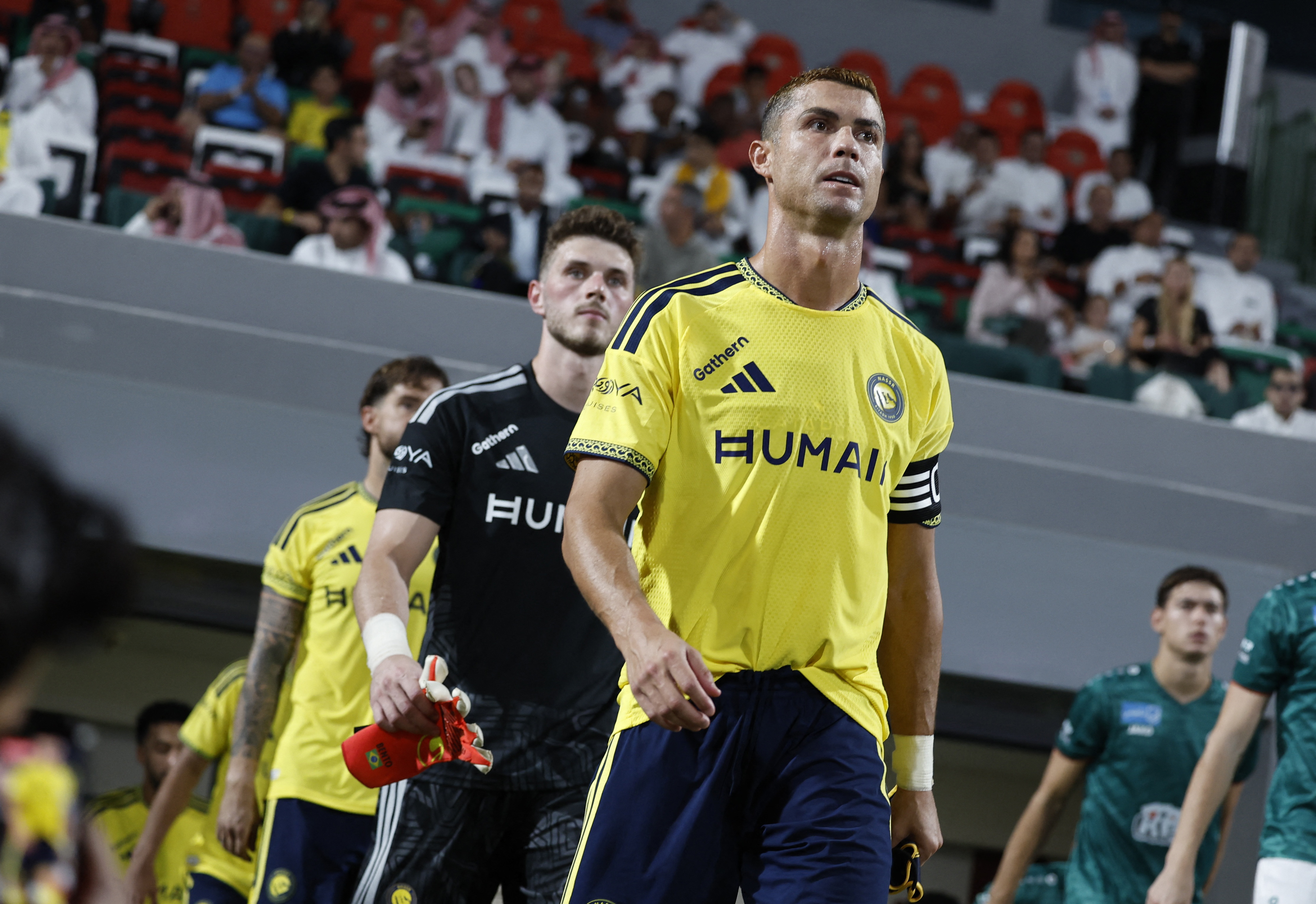 Cristiano Ronaldo izlazi na teren