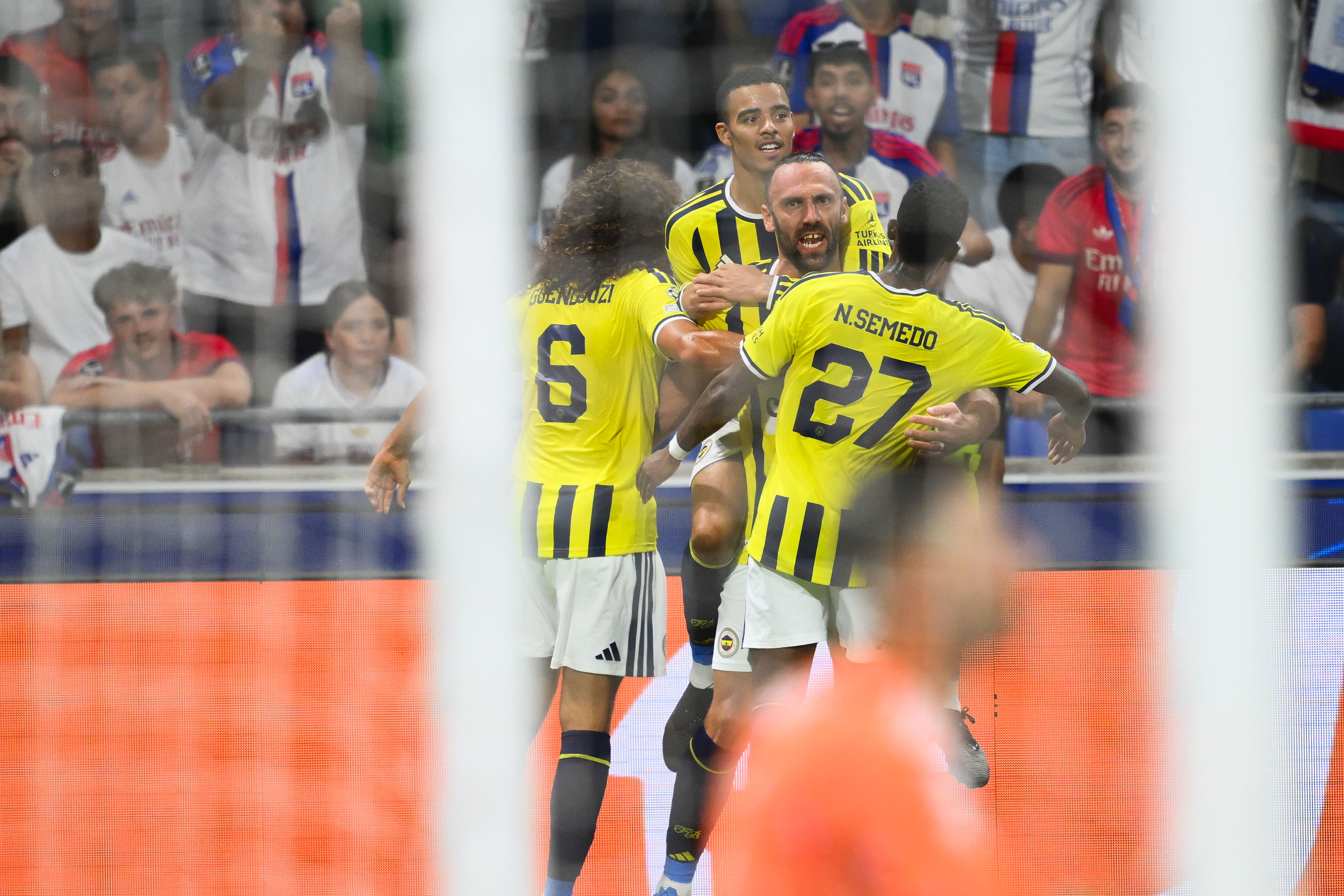 LION, FRANCUSKA - 26. AVGUSTA: Revanš meč plej-offa UEFA Lige prvaka između Olympique Lyona i Fenerbahčea na stadionu Groupama u Lionu, Francuska, 26. avgusta 2026. ( Arif Hüdaverdi Yaman - Anadolu Agency )