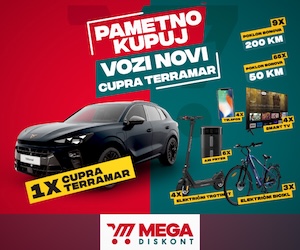 MEGA Diskont - Pametno kupuj vozi novi Cupra Terramar 300x250