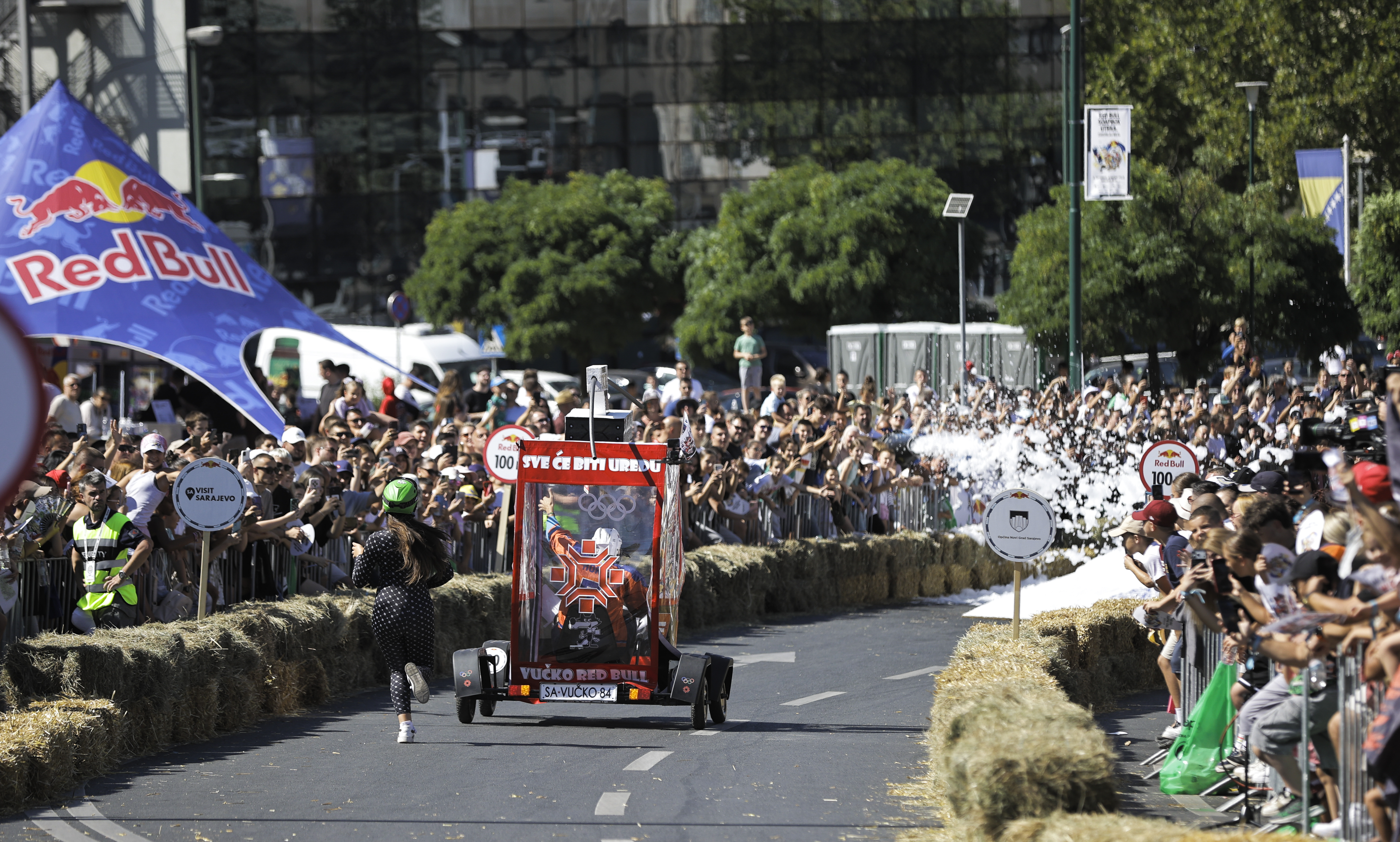 Sarajevo je danas bilo domaćin utrke Red Bull Soapbox Race ( Samır Jordamovıc - Anadolu Agency )