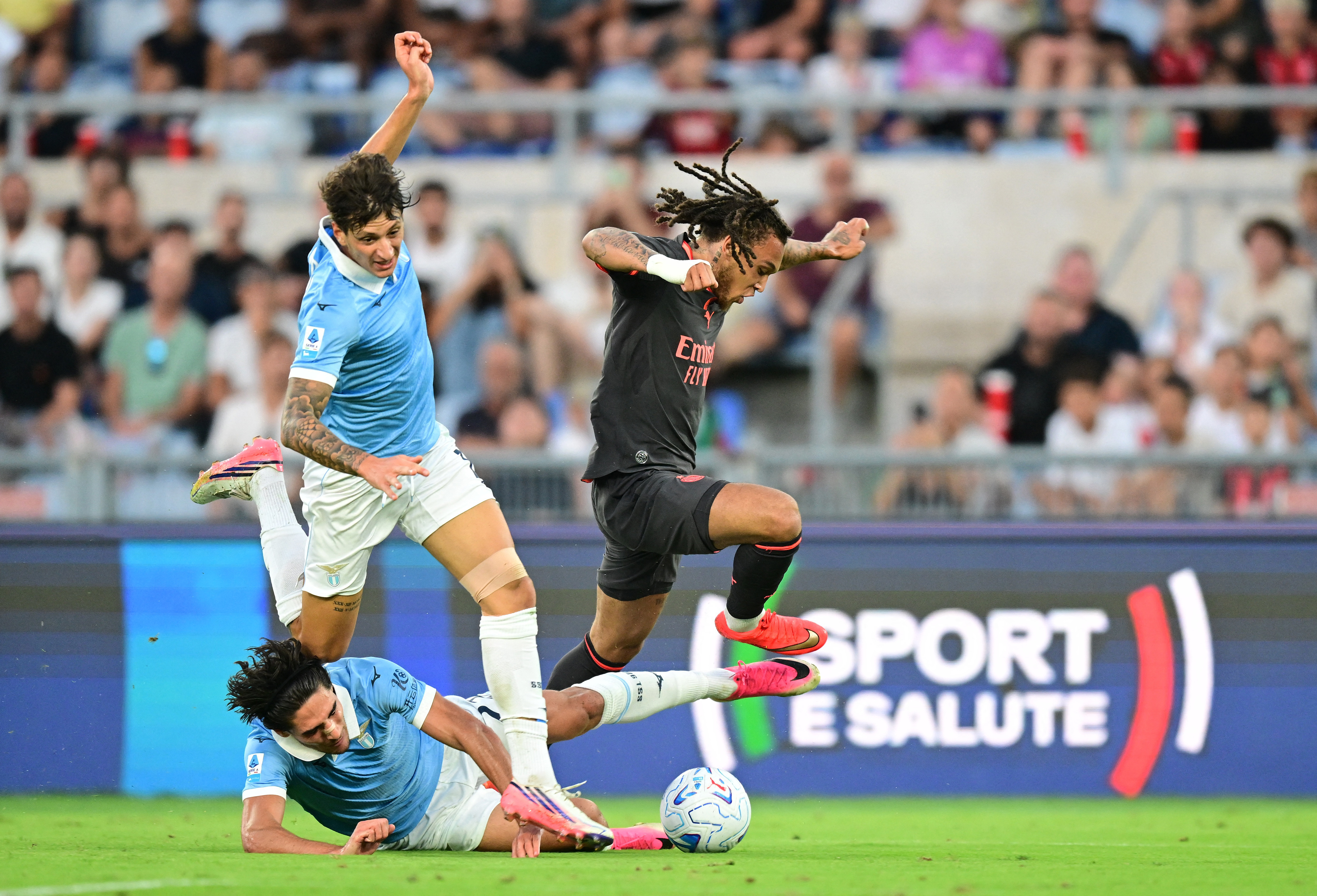 Soccer Football - Serie A - Lazio v AC Milan - Stadio Olimpico, Rome, Italy -