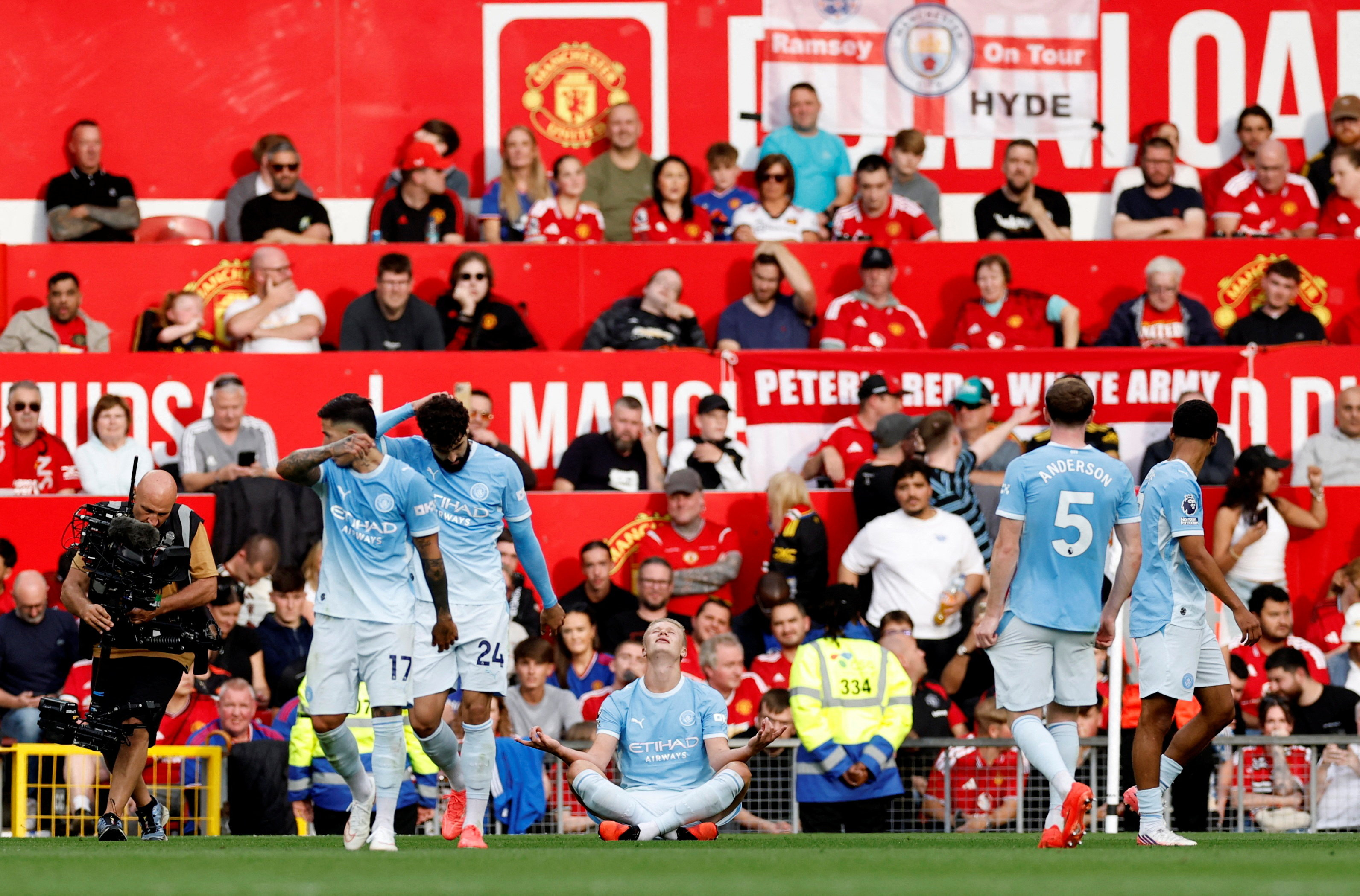 Soccer Football - Premier League - Manchester United v Manchester City - Old Tr