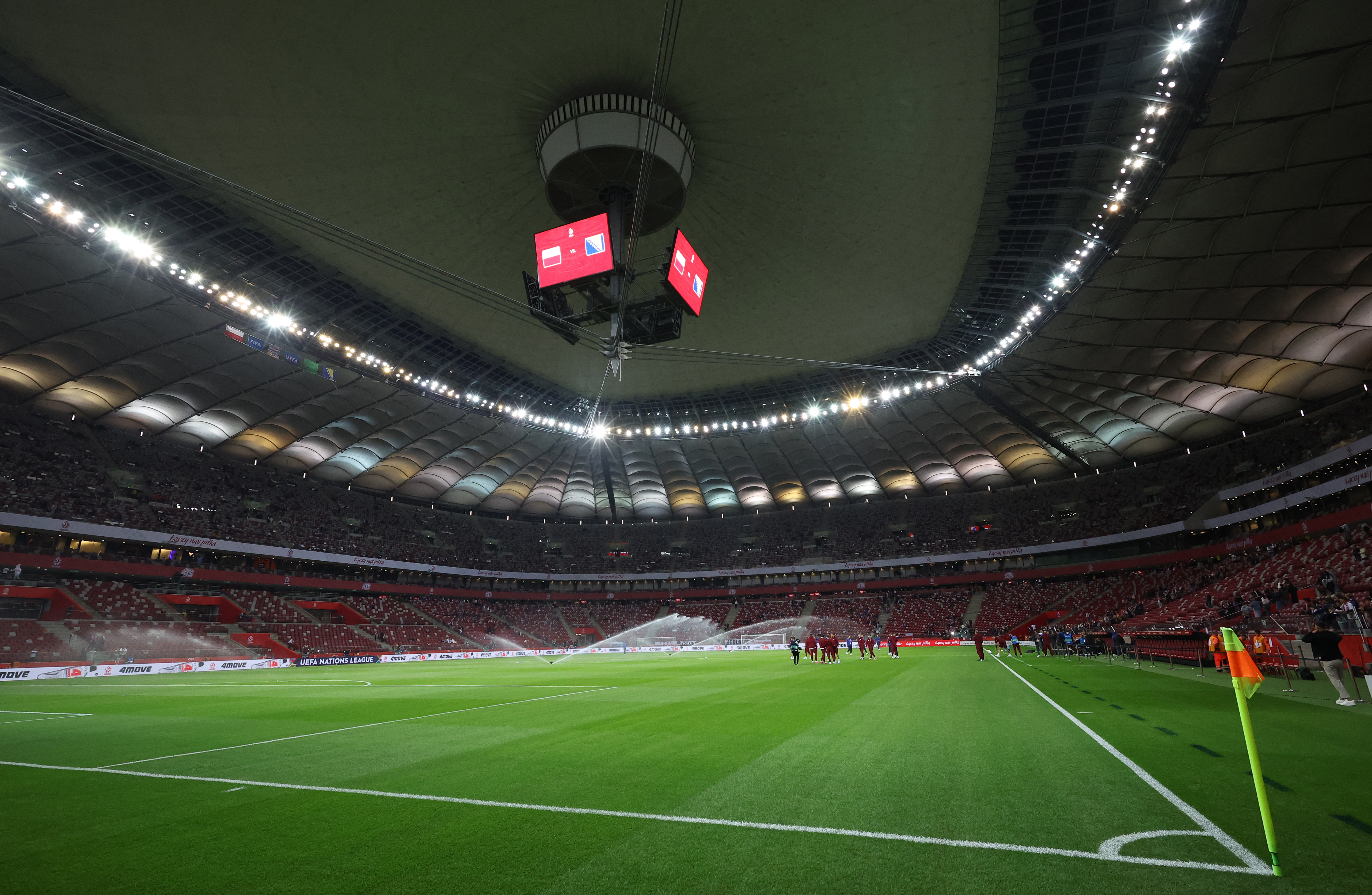 Soccer Football - Nations League - Group H - Poland v Bosnia and Herzegovina - PPGE Narodowy, Warsaw, Poland - September 25, 2026 General view inside the stadium before the match REUTERS/Kacper Pempel
