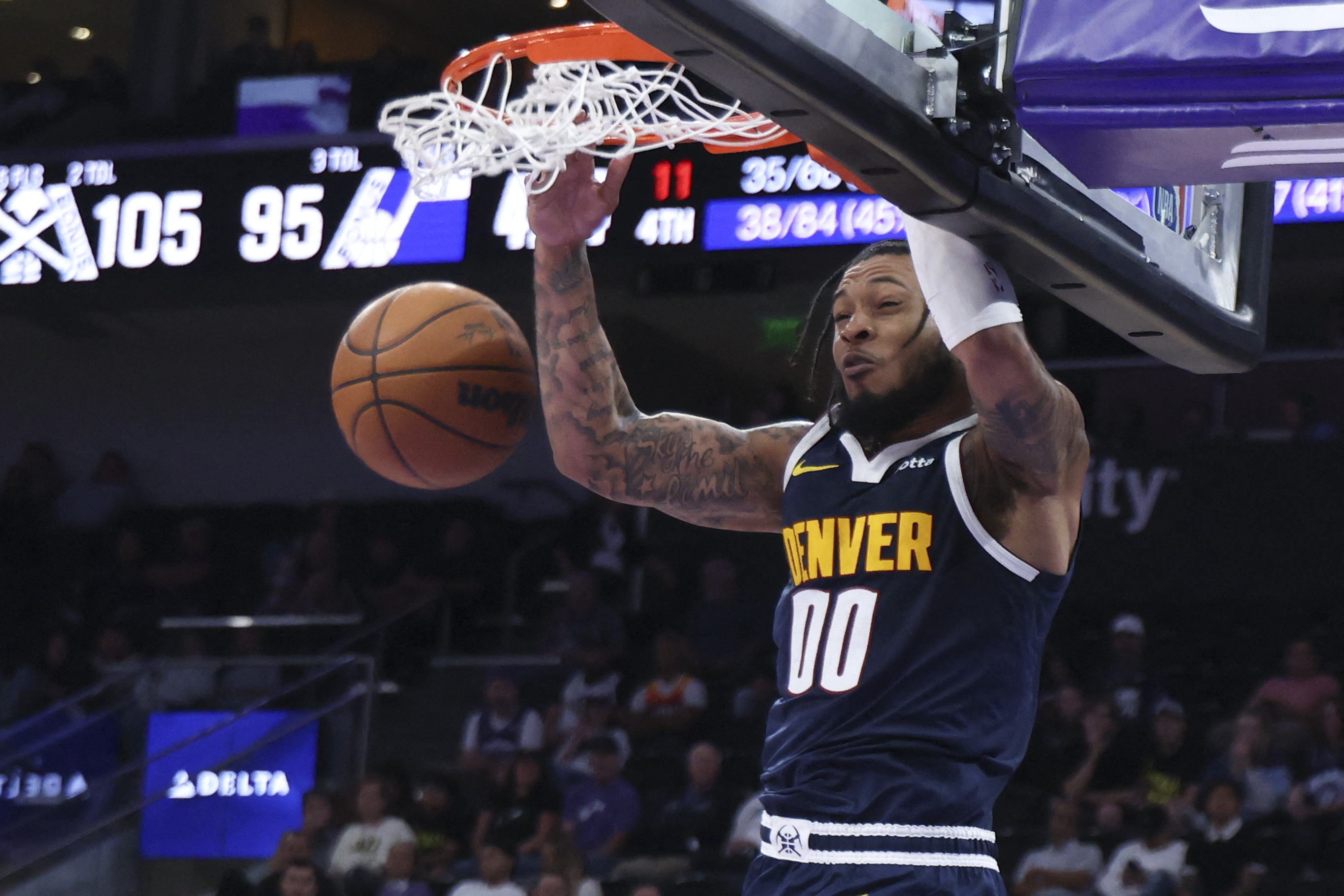 Oct 6, 2026; Salt Lake City, Utah, USA;  Denver Nuggets forward Cam Whitmore