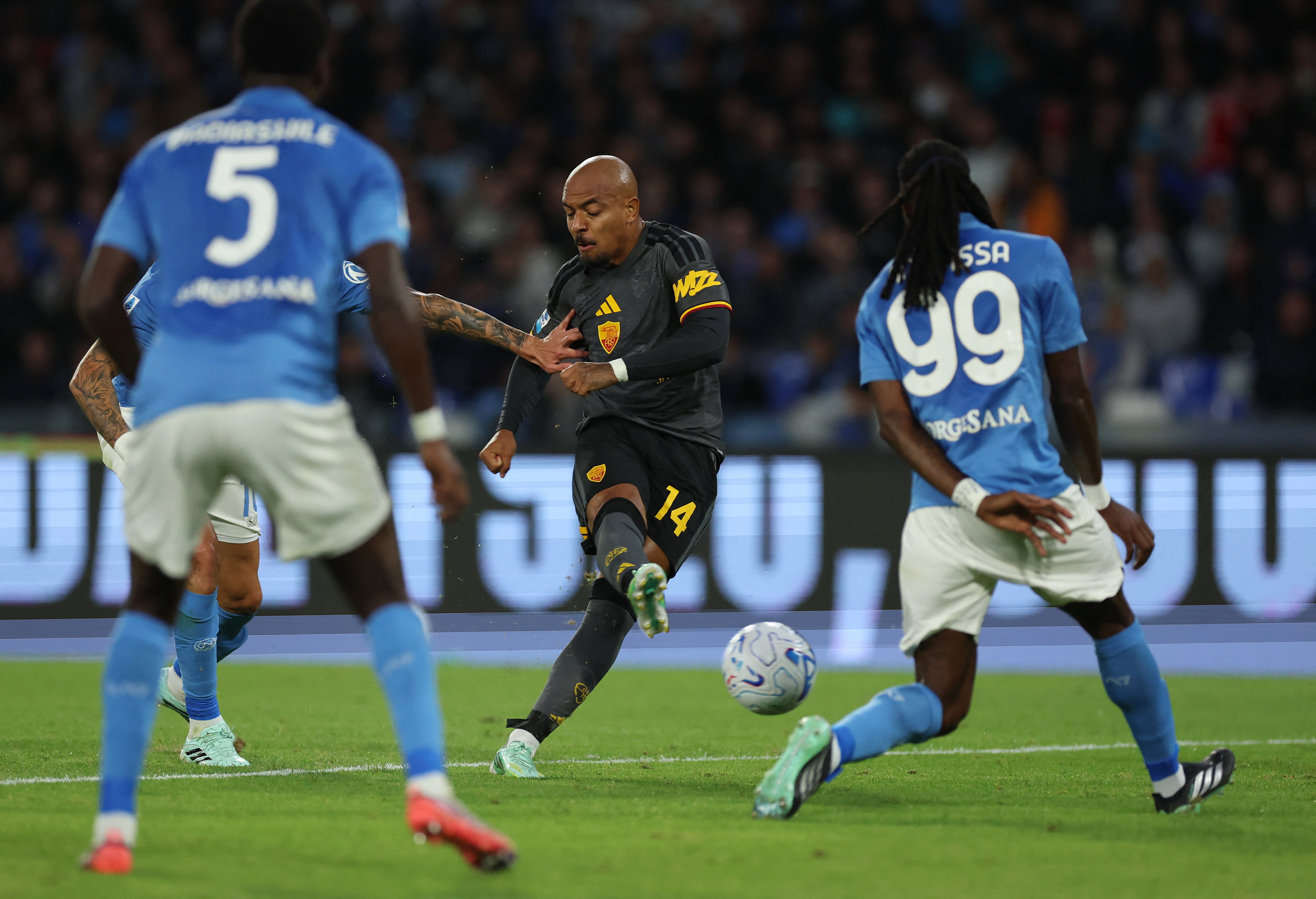 Soccer Football - Serie A - Napoli v AS Roma - Stadio Diego Armando Maradona,