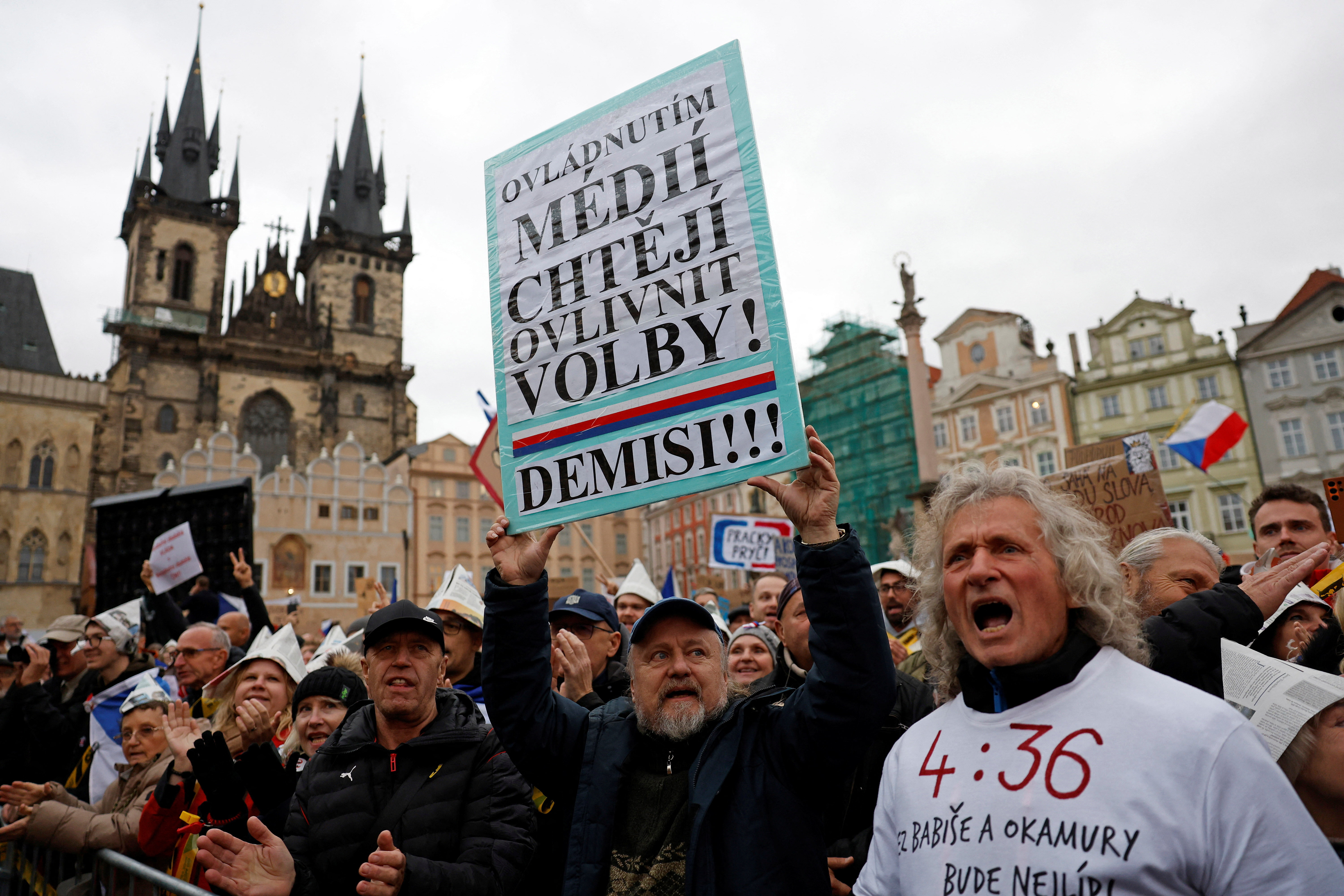 Protesti u Pragu, Češkoj