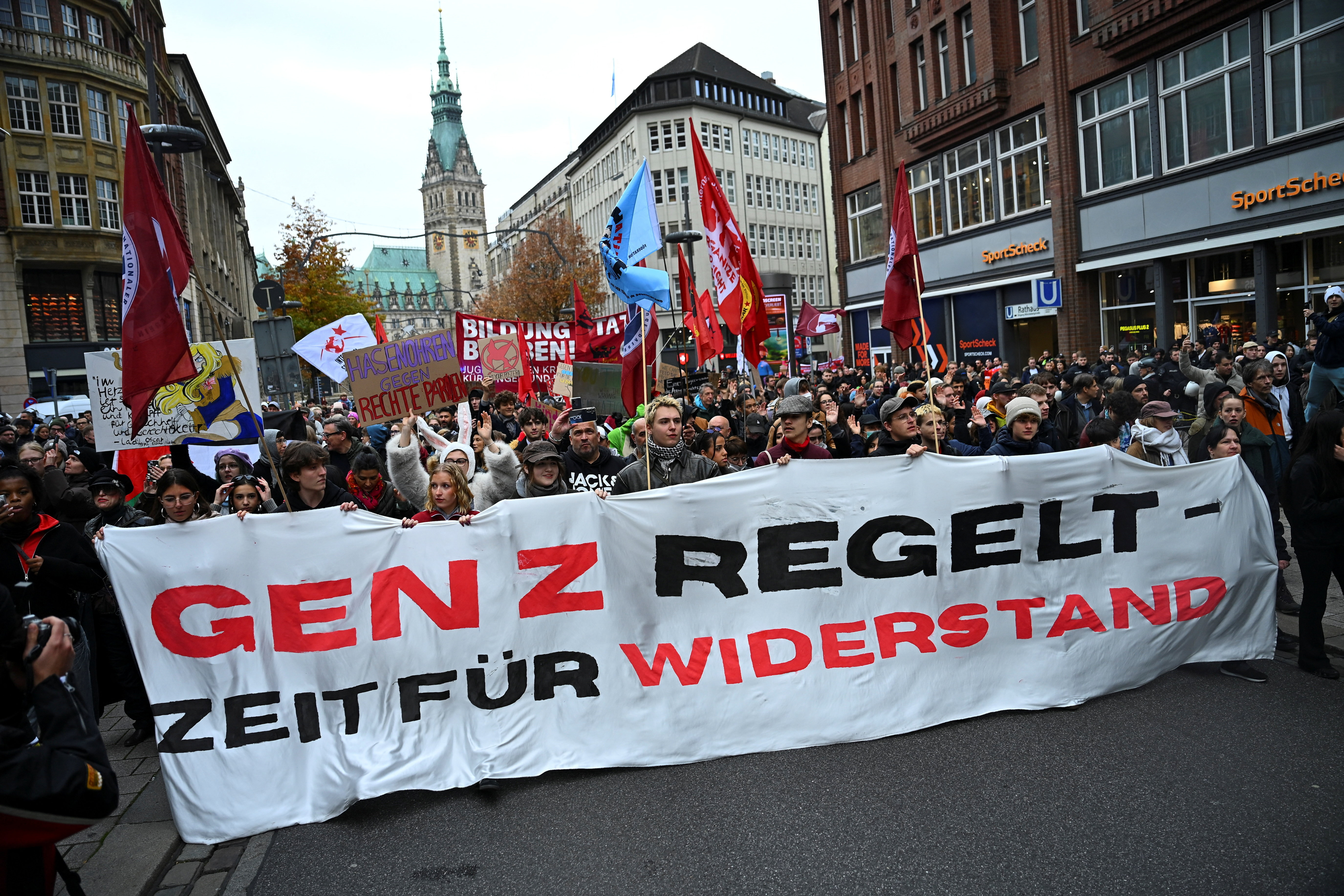Protesti u Hamburgu, Njemačkoj