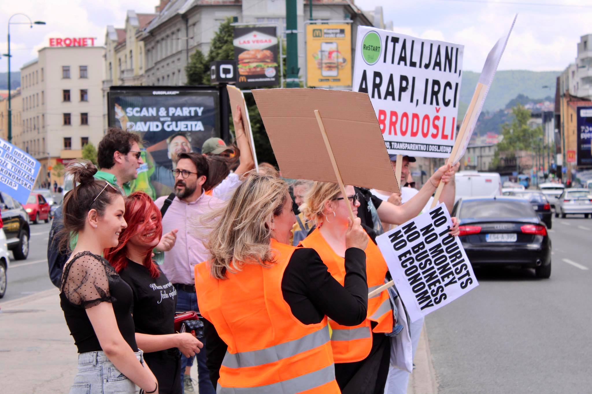 turisticki radnici protest