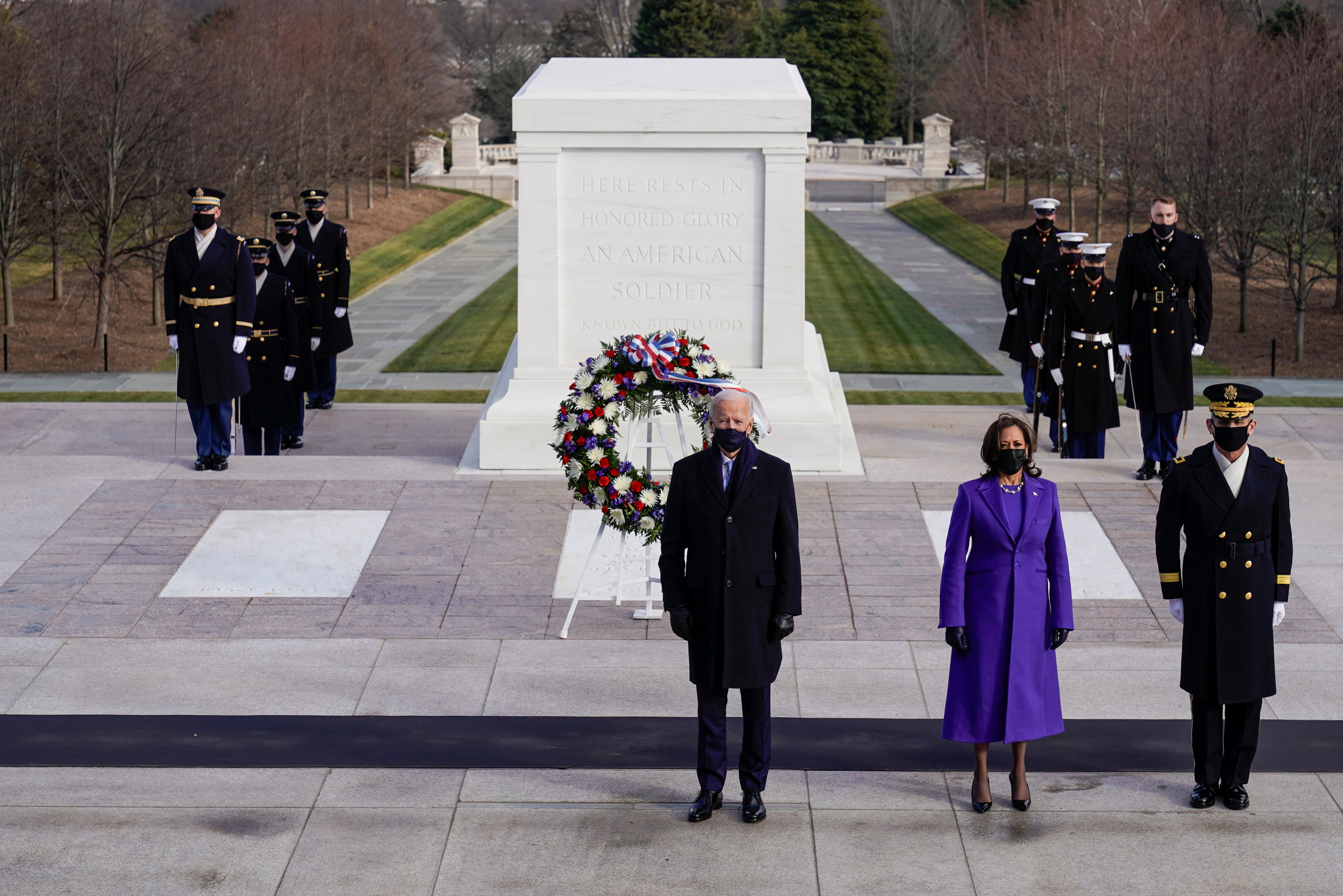 U.S. President Joe Biden visits Arlington National Cemetery