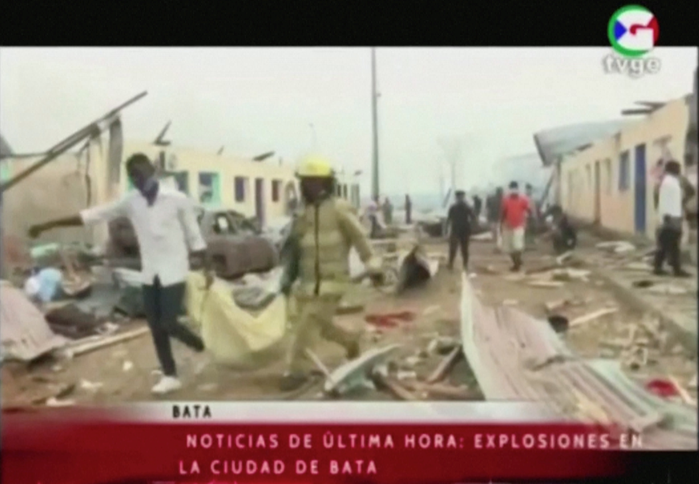 Large explosions hit Equatorial Guinea city of Bata, says local TV