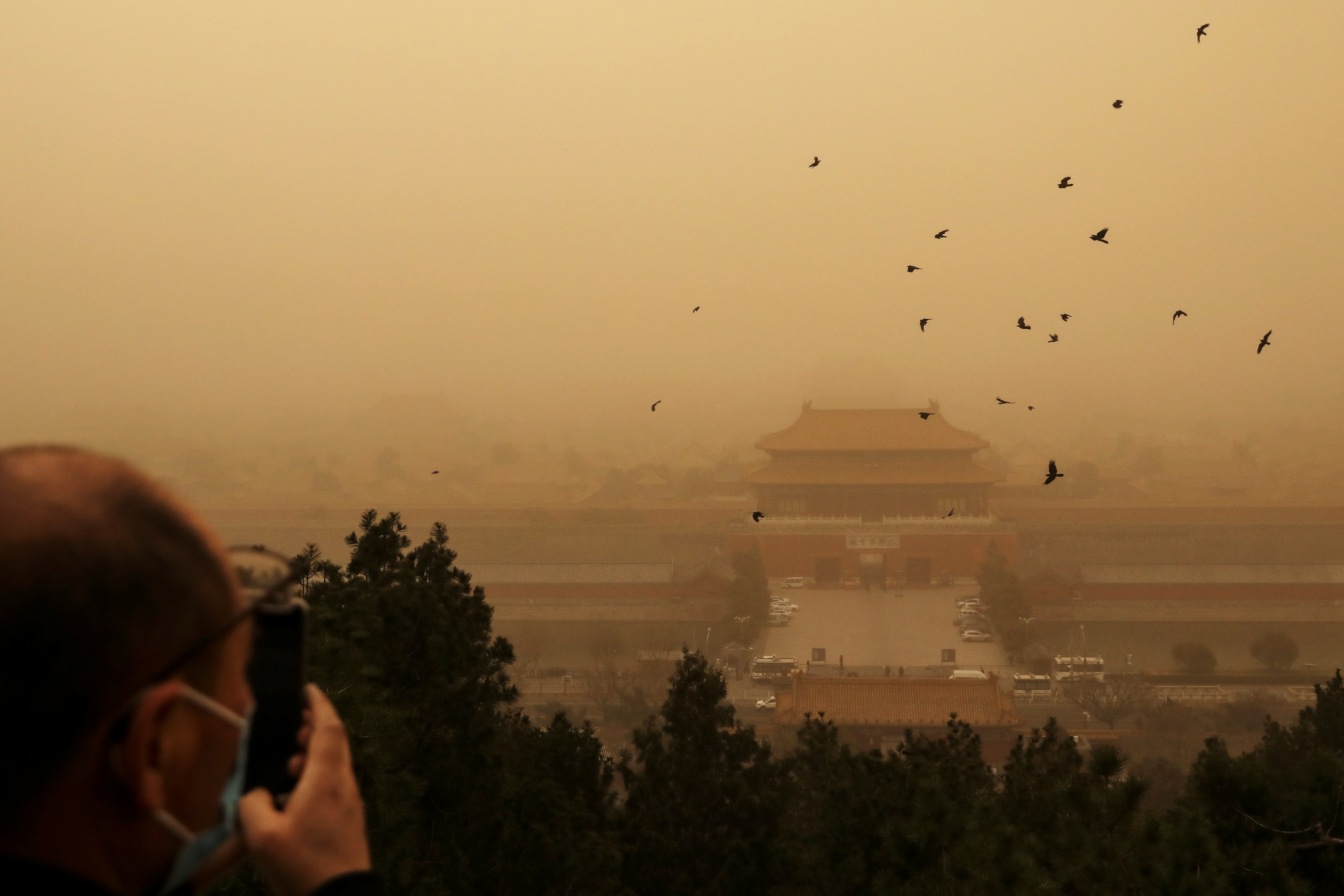 peking Sandstorm in Beijing, China