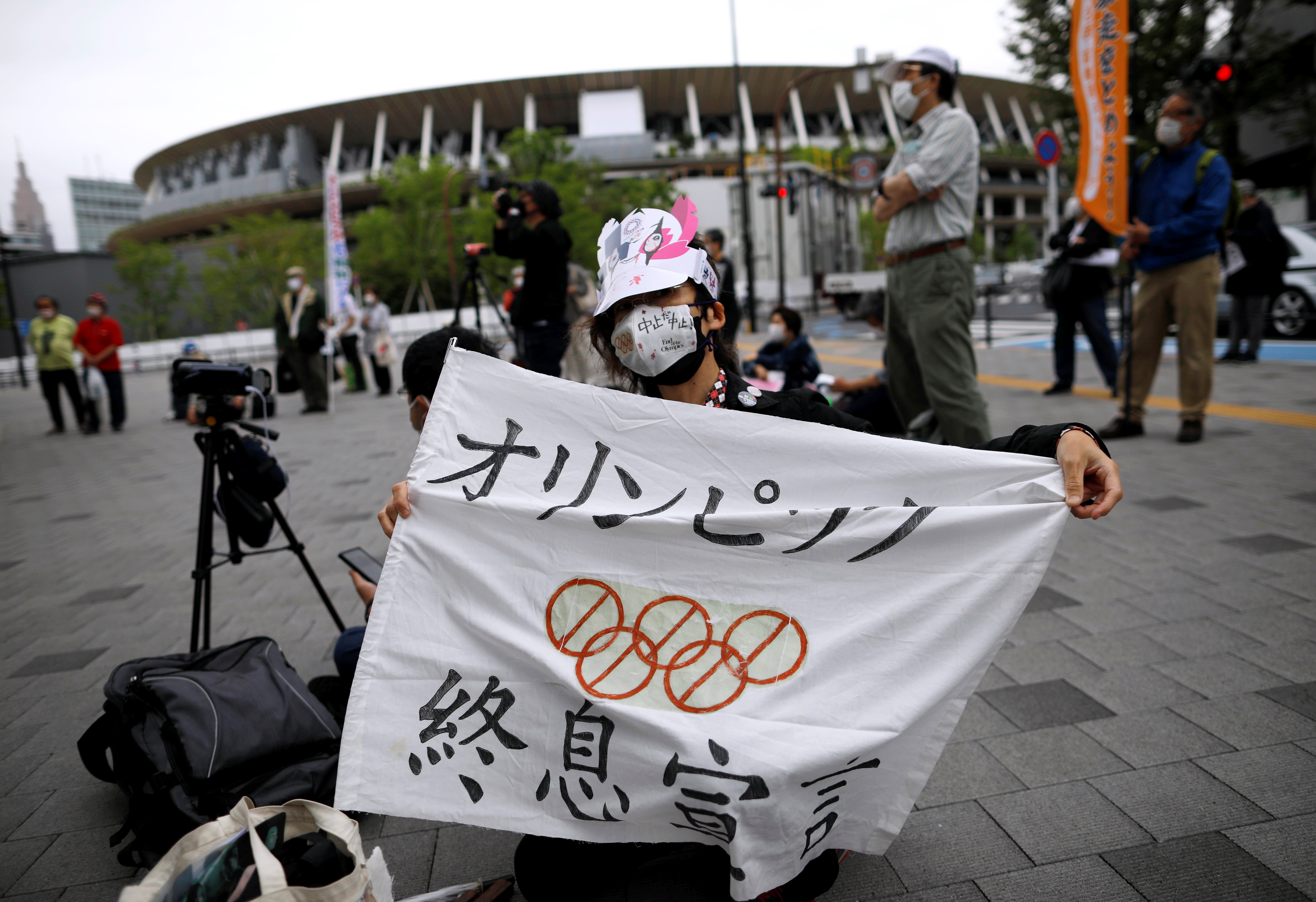 Anti-Olympics protest in Tokyo