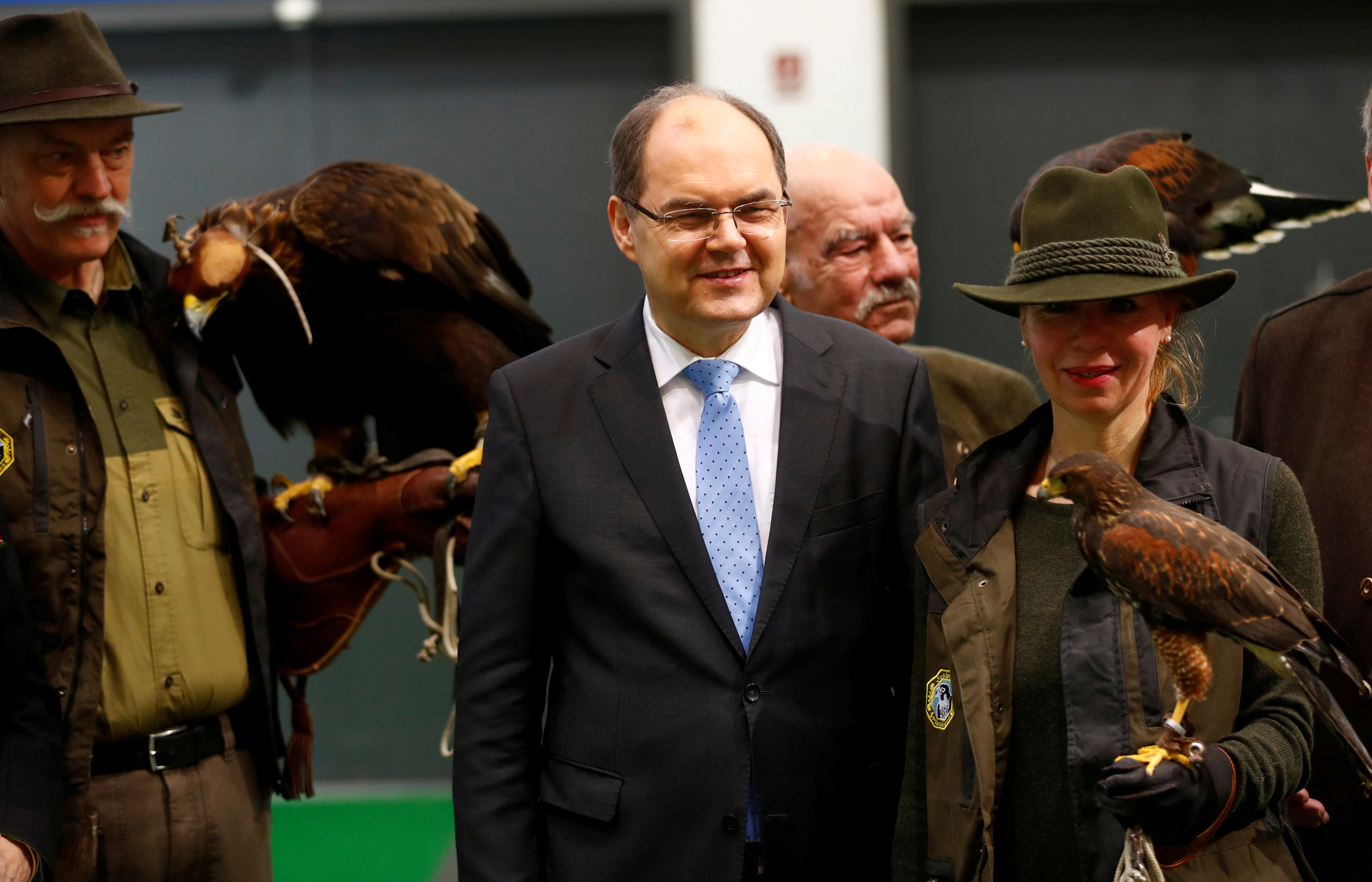 FILE PHOTO: German Agriculture Minister Christian Schmidt attends the opening tour of the Green Week international food, agriculture and horticulture fair in Berlin