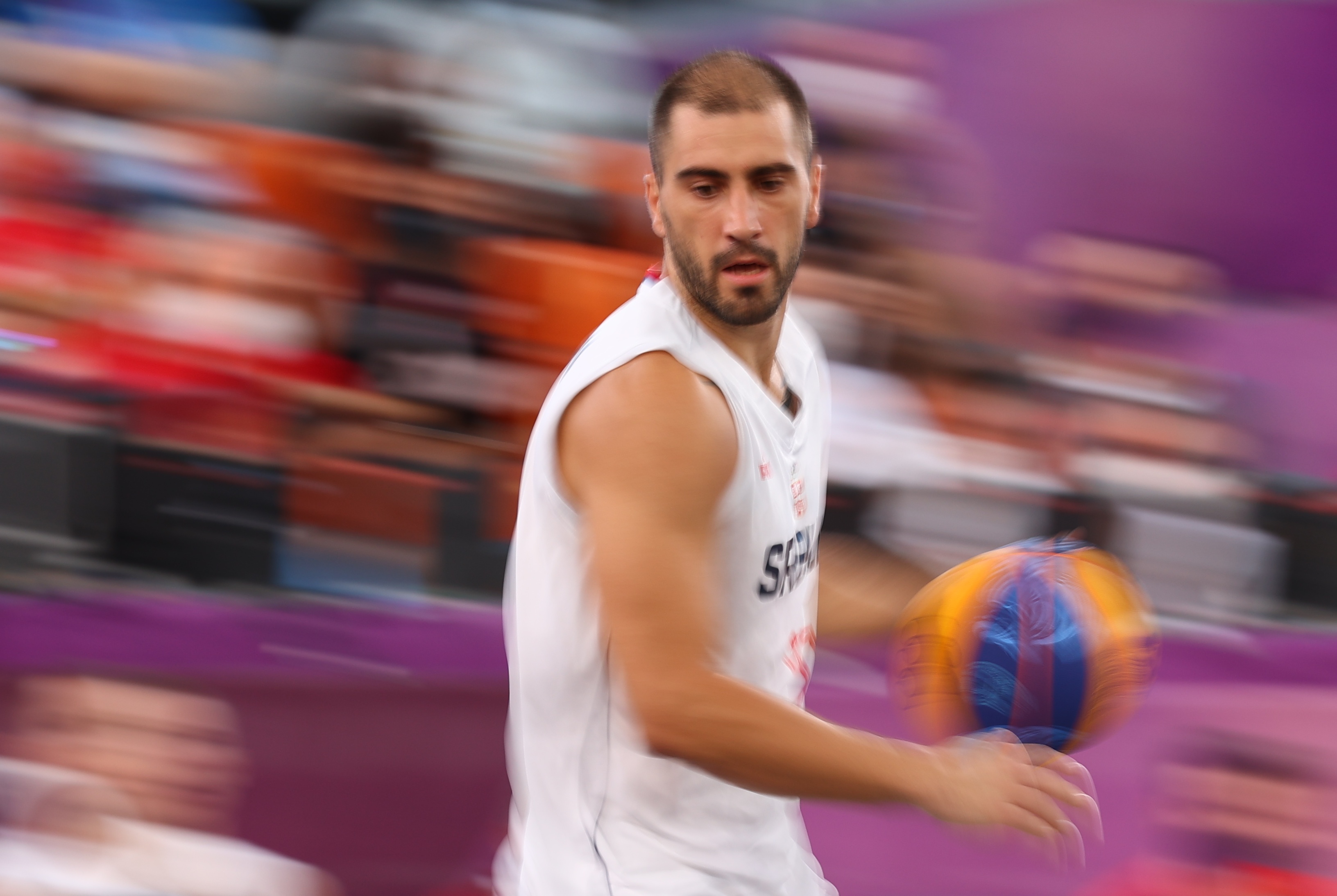 Basketball 3x3 - Men - Semifinal - Serbia v The Russian Olympic Committee