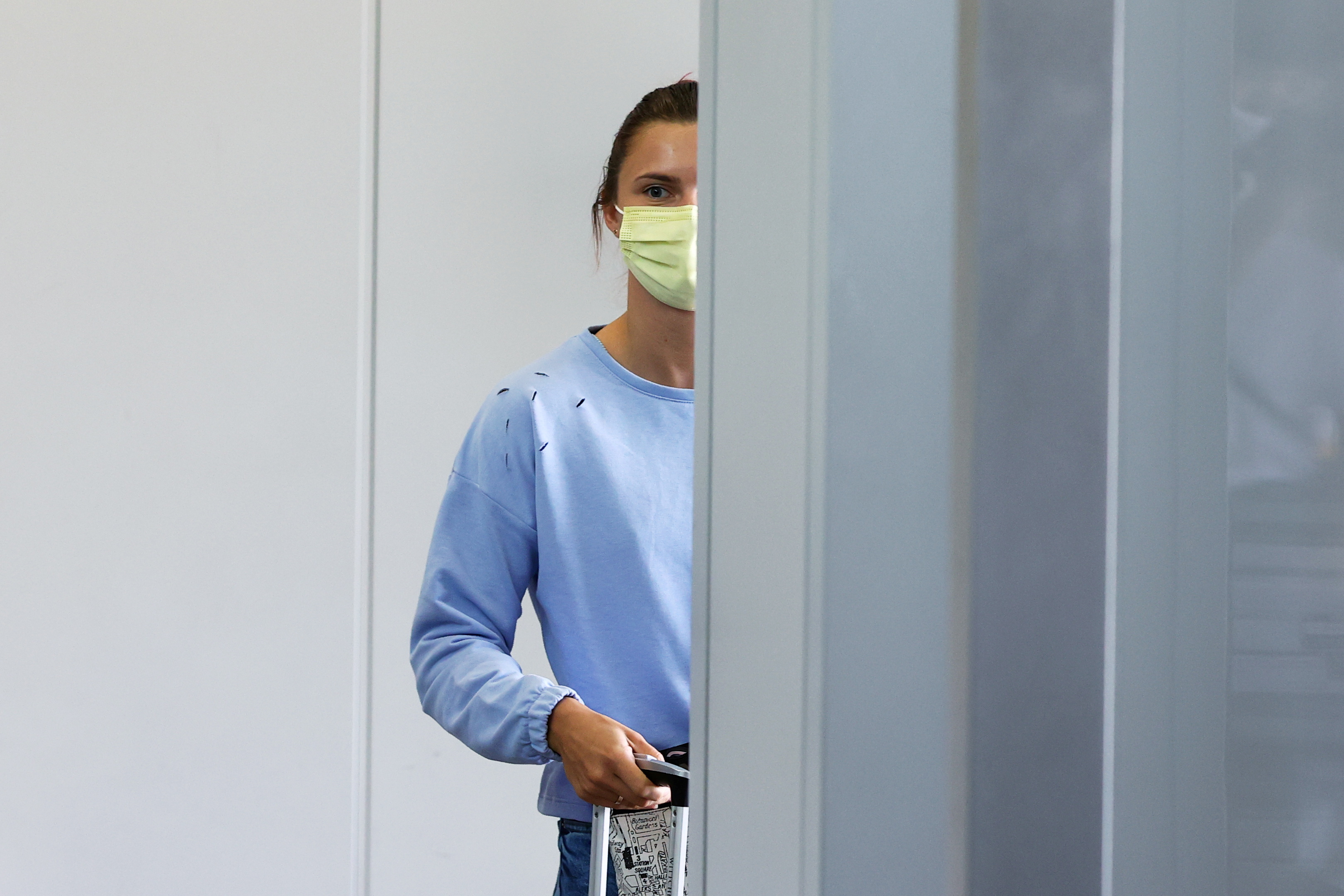 Belarusian Sprinter Krystsina Tsimanouskaya leaves for Vienna