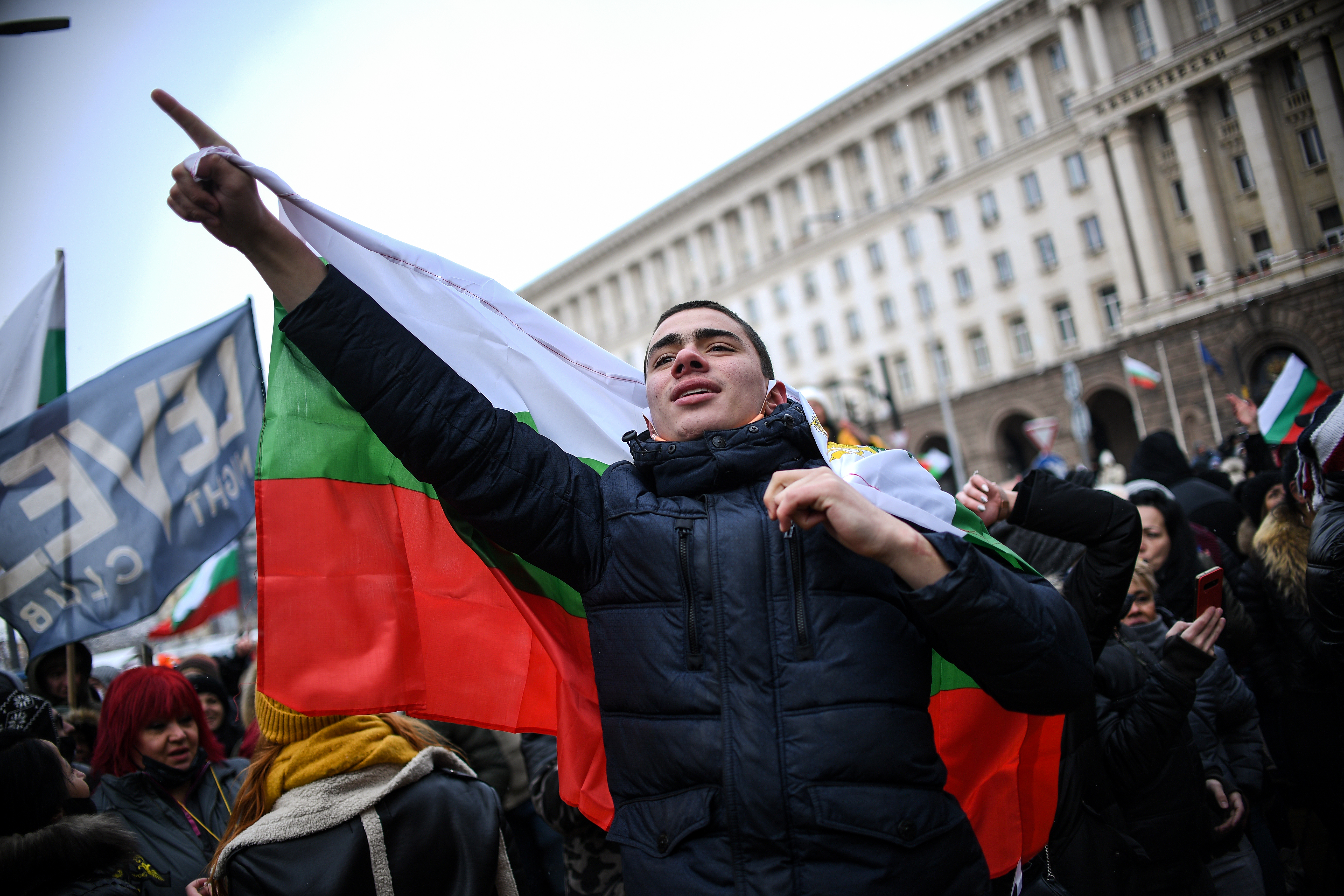 Restaurant owners protest in Sofia