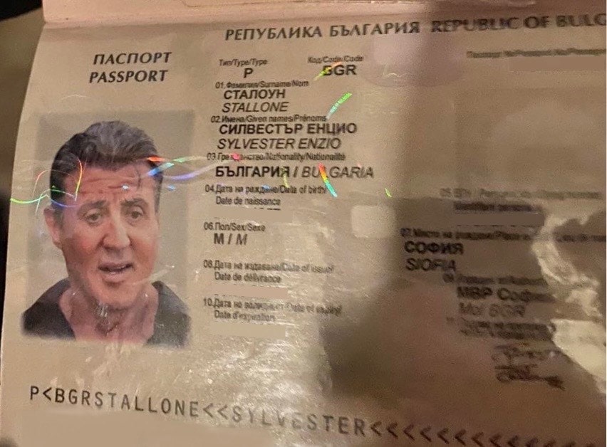 Uhapšeni falsifikatori u Bugarskoj: Zaplenjen pasoš s fotografijom Stallonea