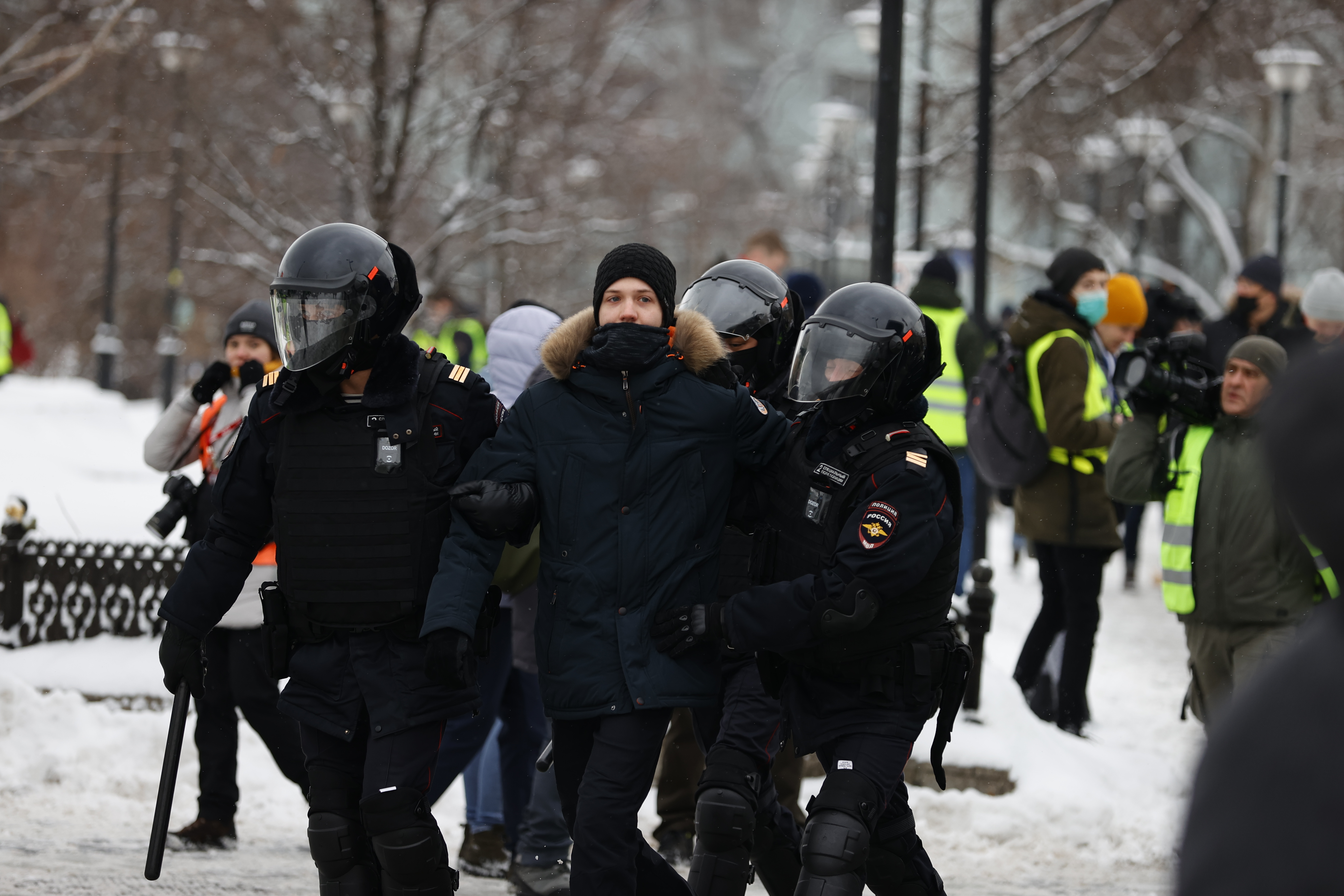 Rusija: Hiljade demonstranata na ulicama traže oslobađanje opozicionara Navalnyja