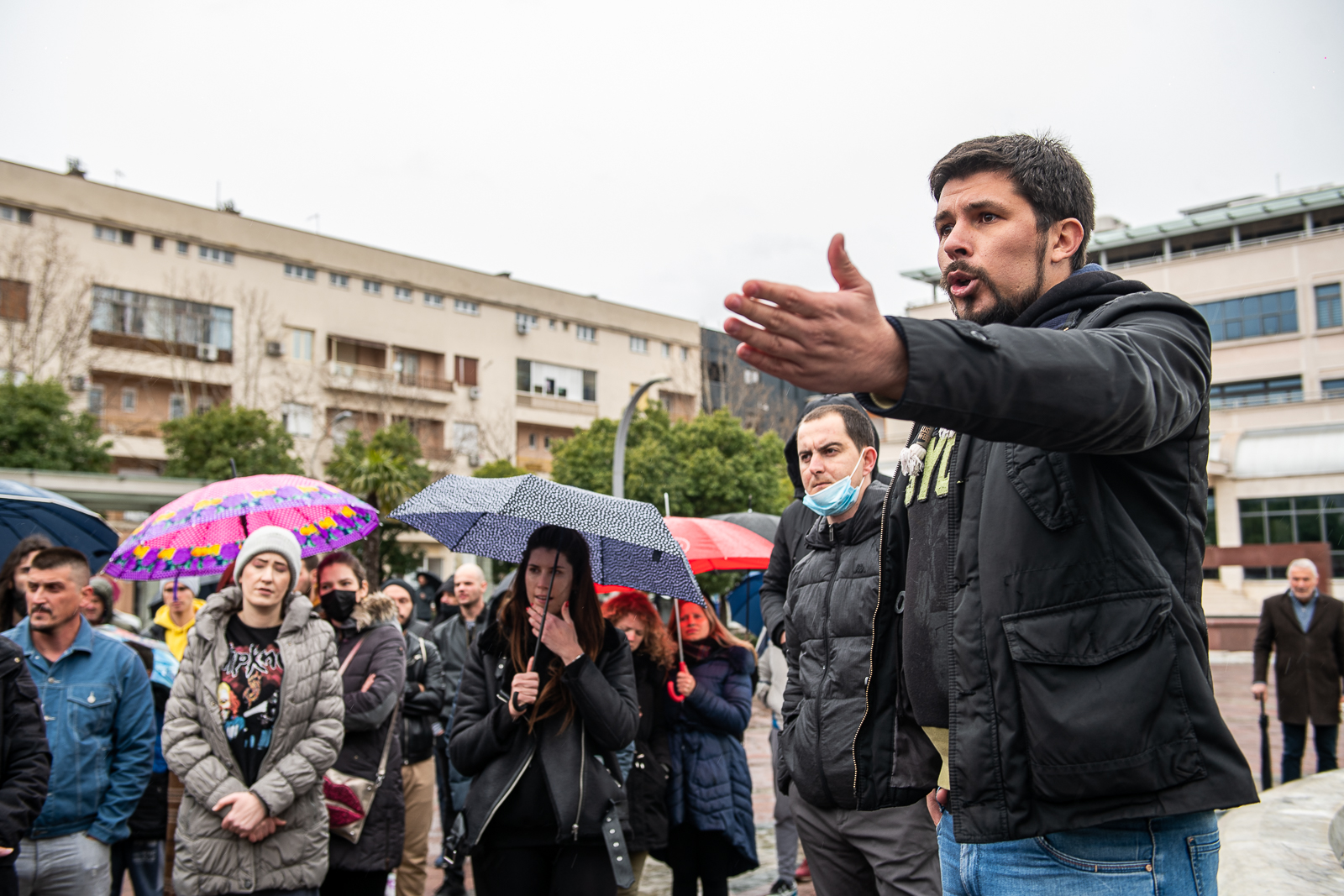 U Podgorici održan protest zbog mjera protiv koronavirusa