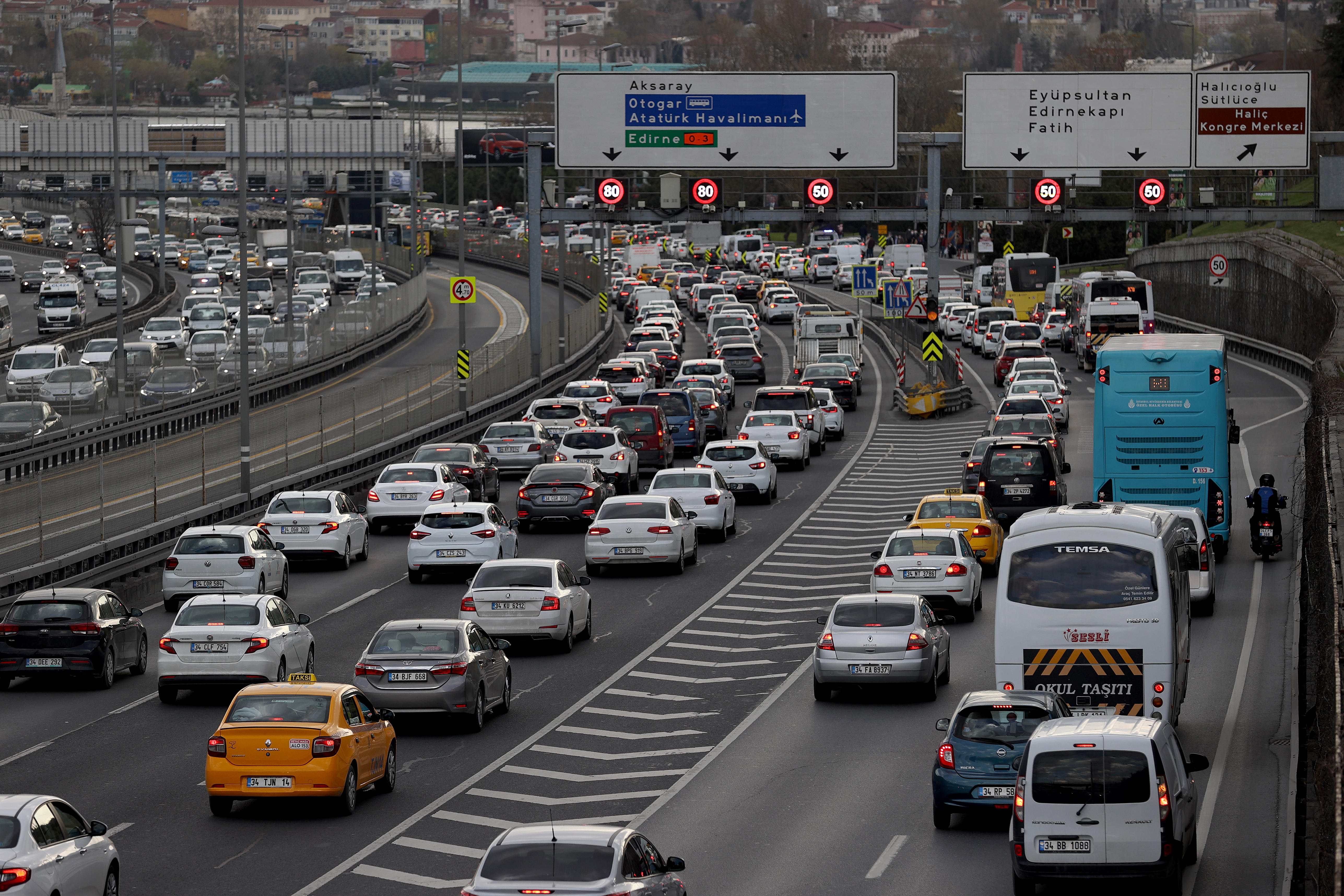 Turska: Gužve u Istanbulu uoči dvosedmičnog djelimičnog zatvaranja
