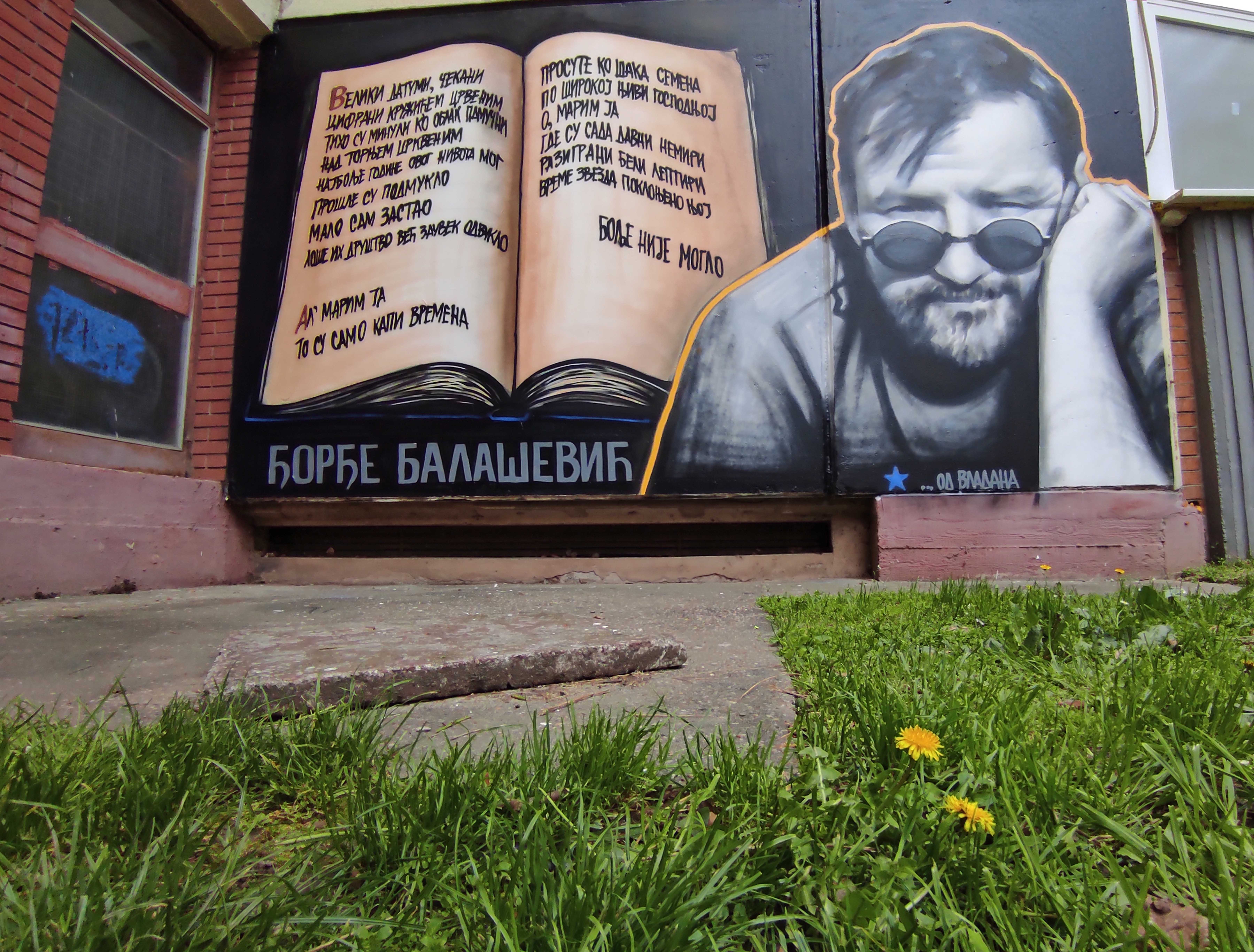 Zahvala Panonskom mornaru: Na novosadskim fasadama niču murali posvećeni Đorđu Balaševiću