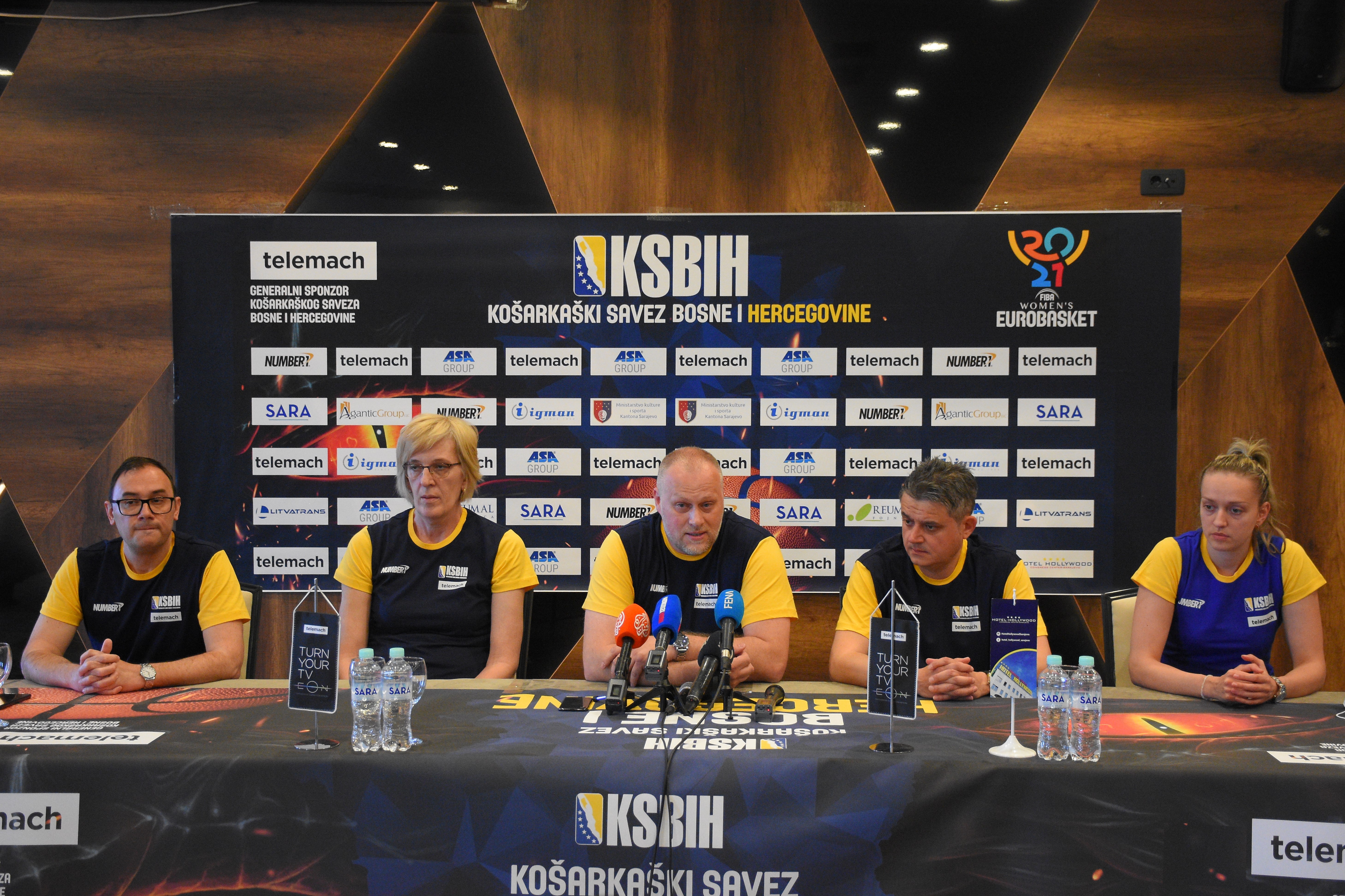 BiH: Ženska košarkaška reprezentacija započinje sa pripremama za Evropsko prvenstvo nakon 22 godine
