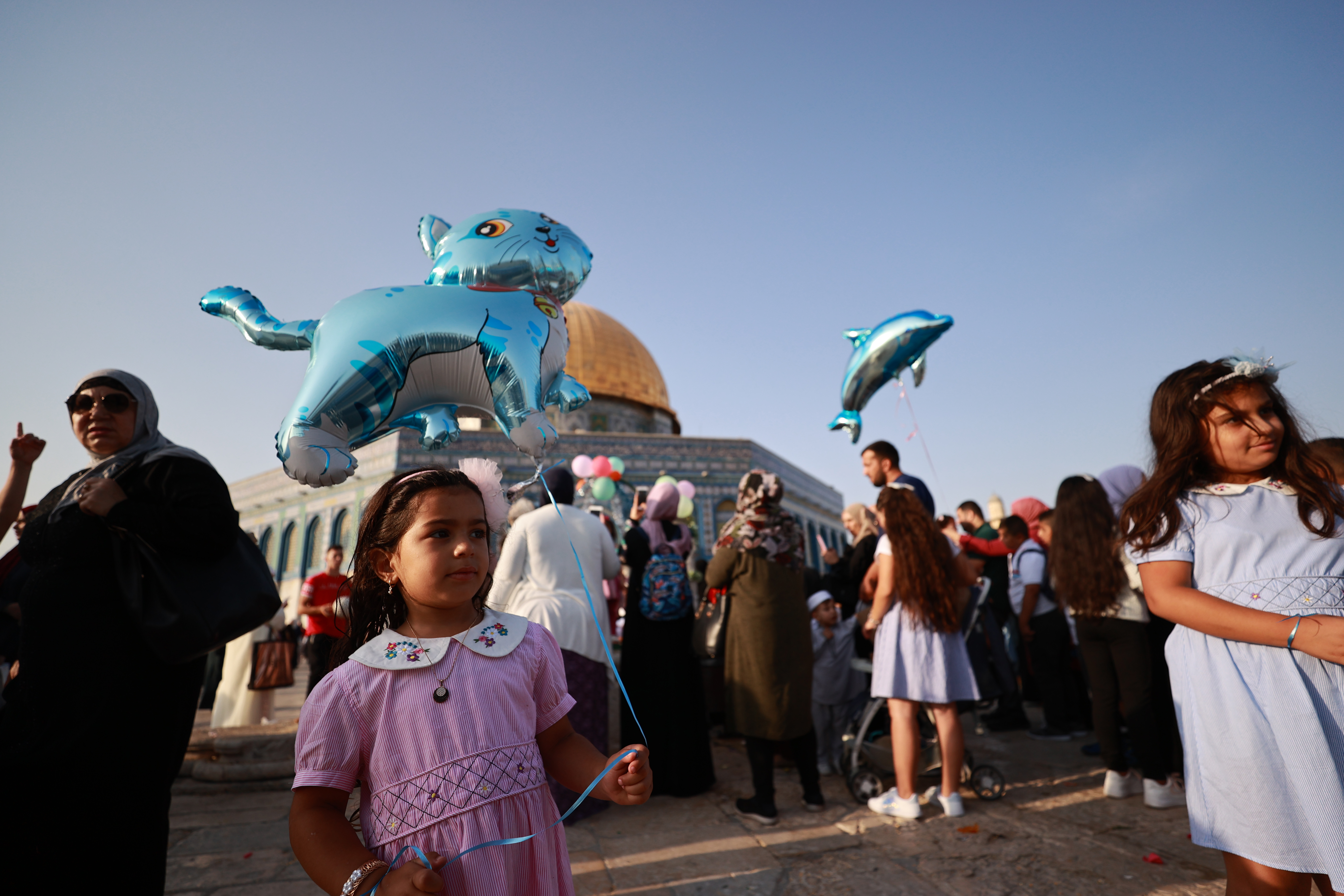 Desetine hiljada muslimana klanjalo bajram-namaz u džamiji Al-Aksa
