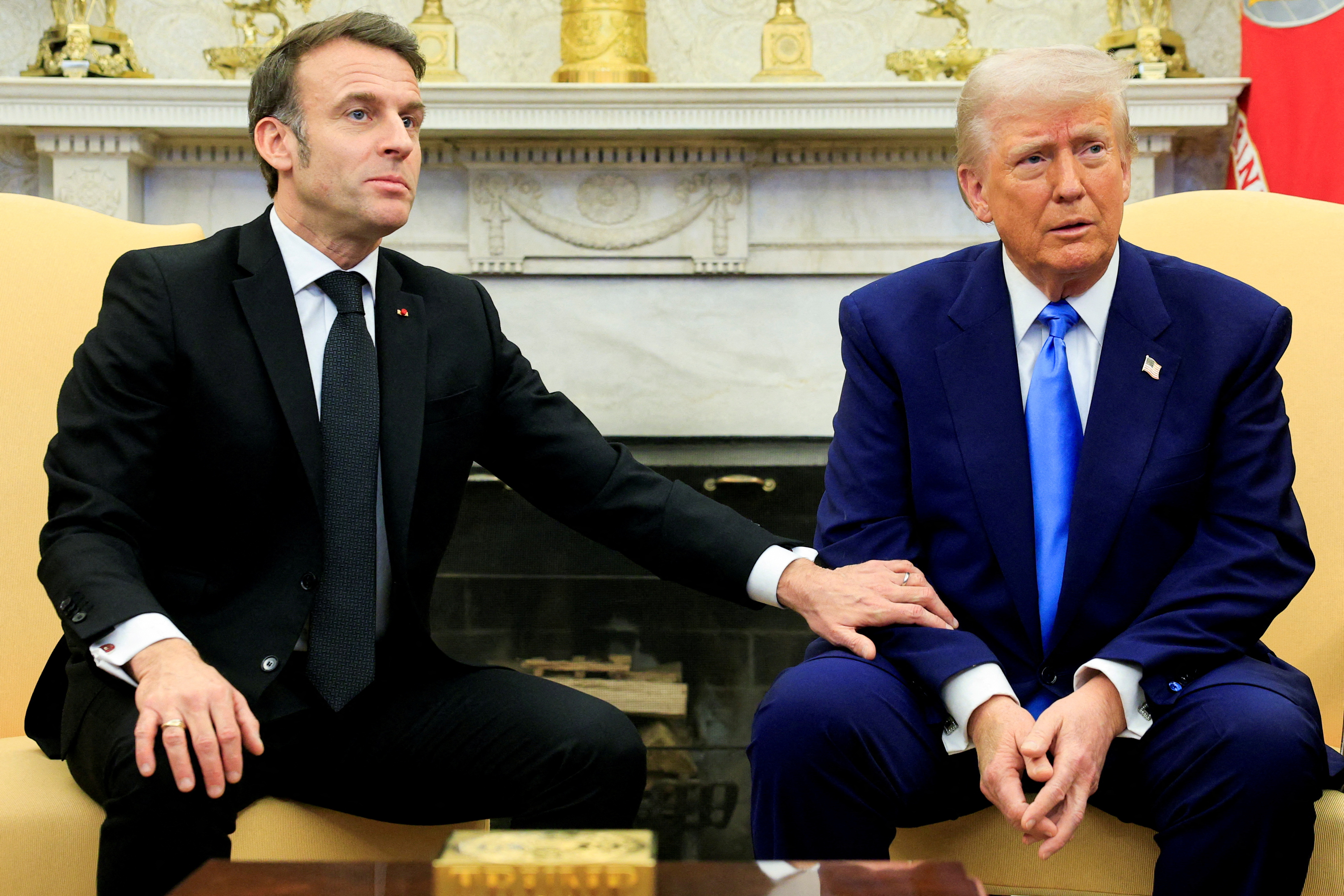 Emmanuel Macron Donald Trump
