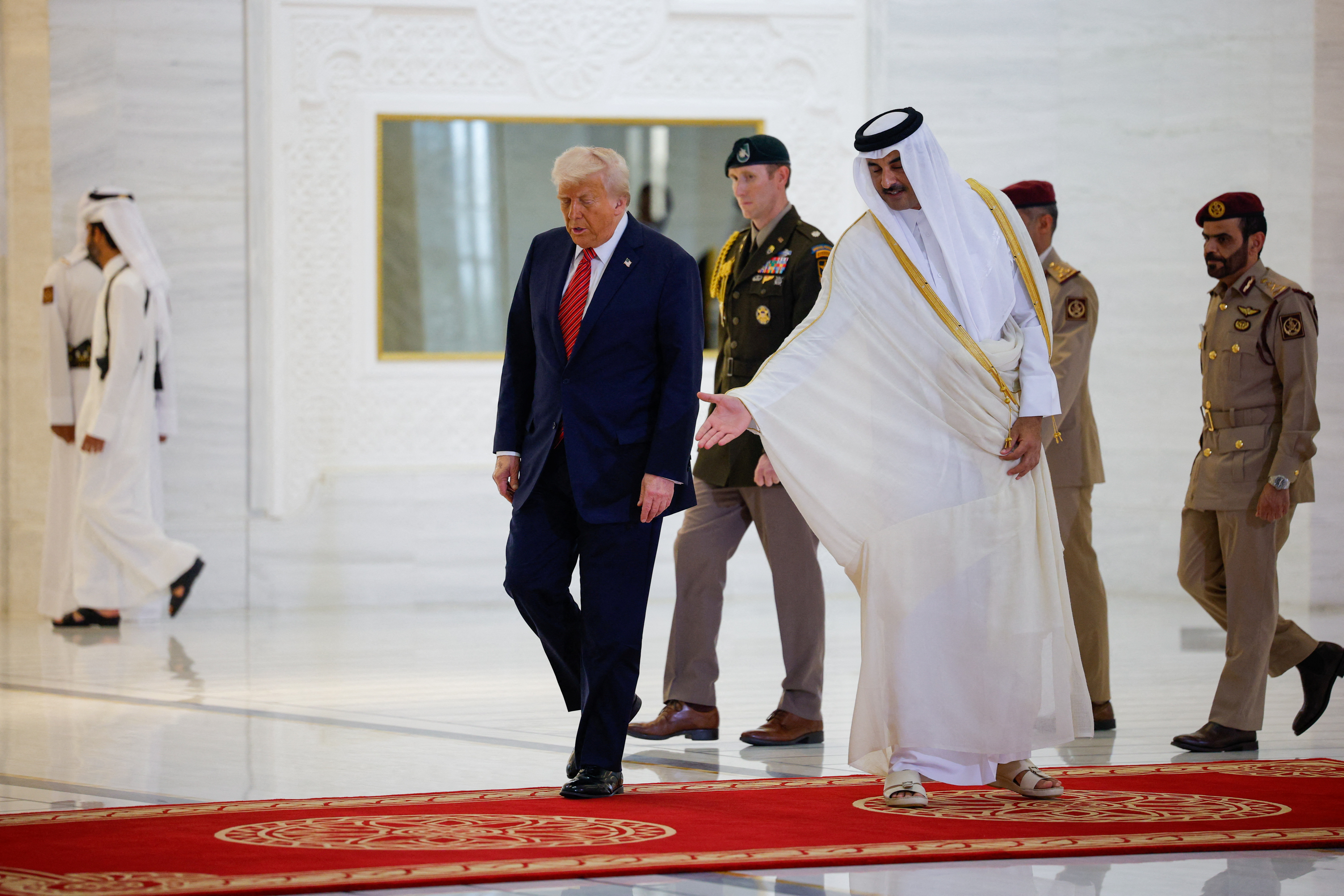 U.S. President Trump visits Qatar