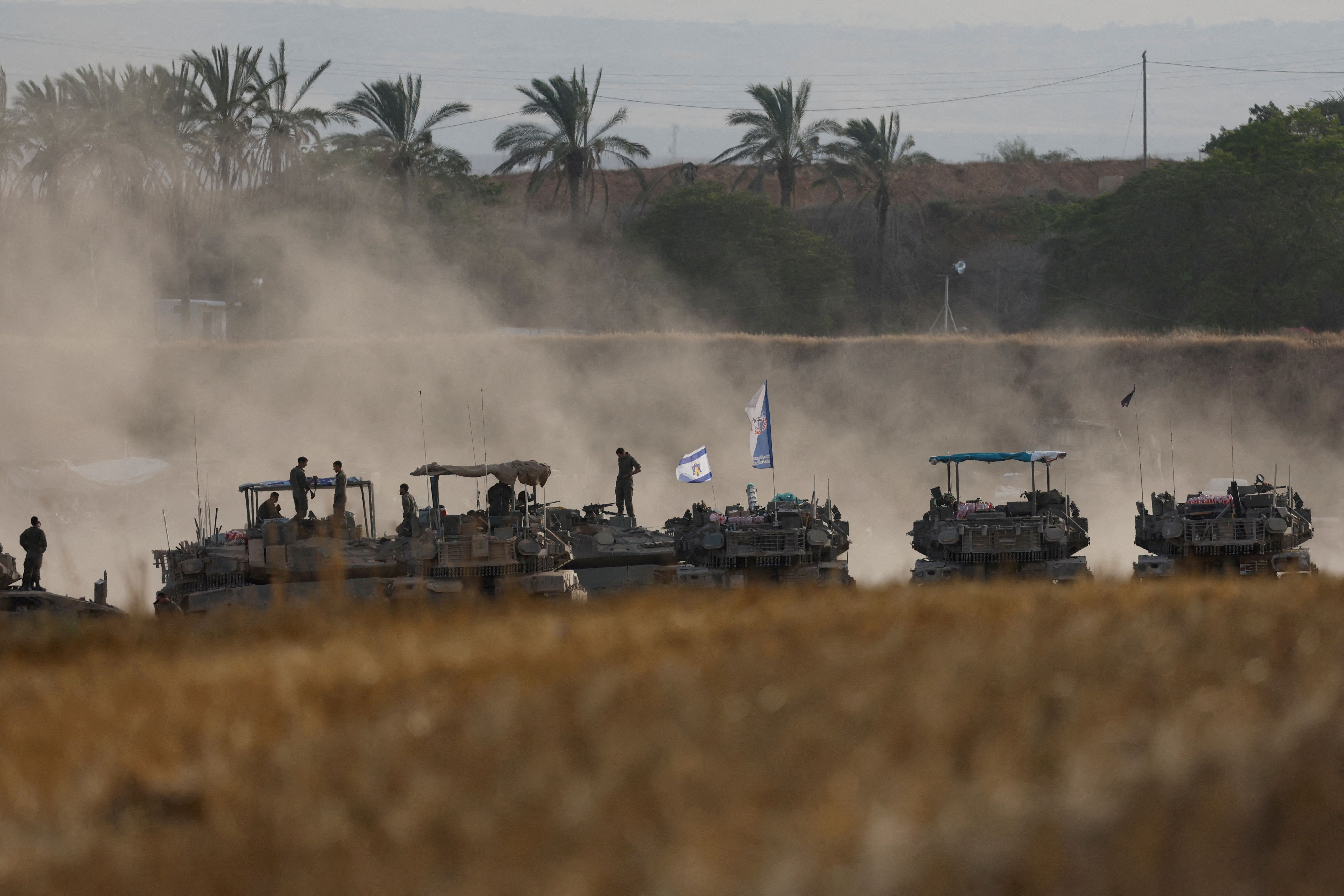 Izraelska vojska na granici s Gazom