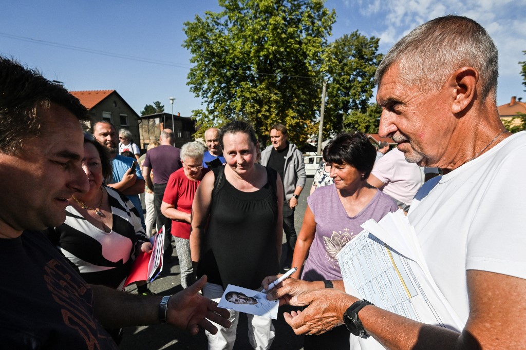 (FILES) Andrej Babis, leader of Czech Republic's ANO party and former Czech Prime Minister,