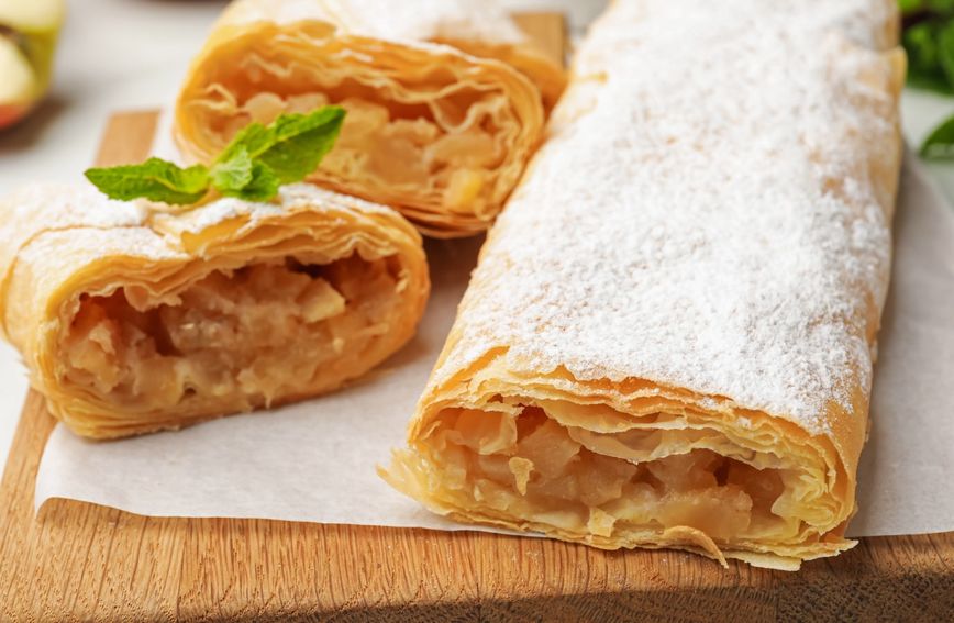 štrudla od jabuka recept
