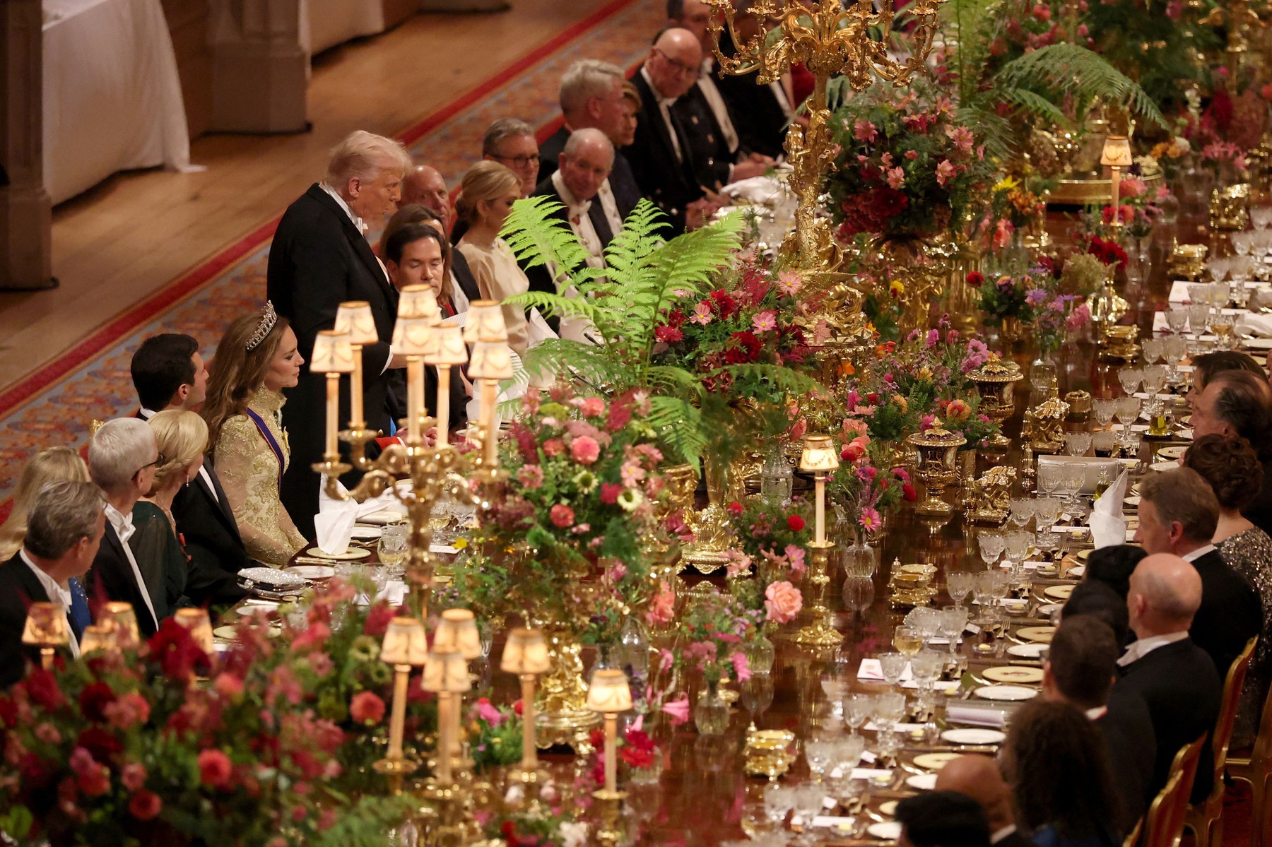 17/09/2025. Windsor, United Kingdom. US President Donald Trump and First Lady Melani