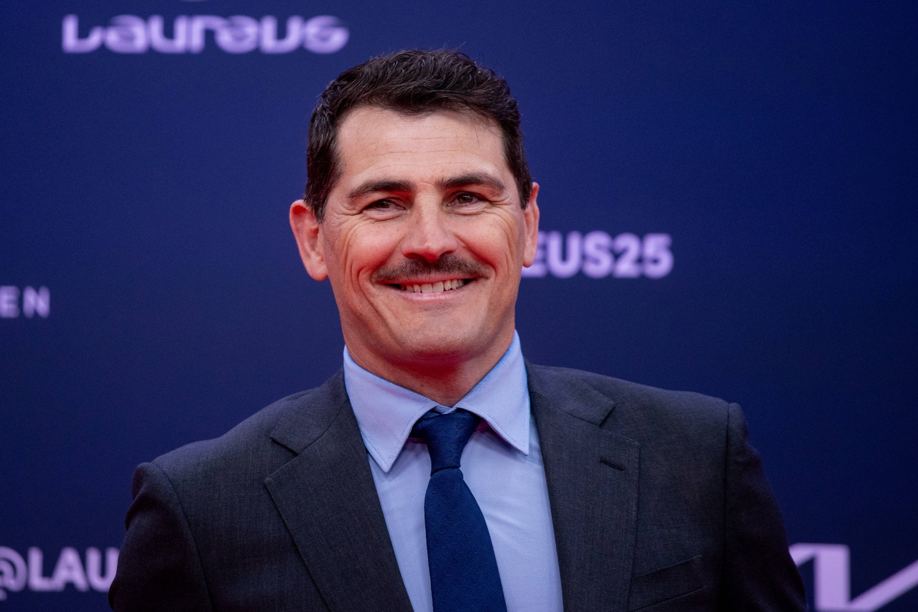 Iker Casillas attend the red carpet of the Laureus World Sport Awards 2025
