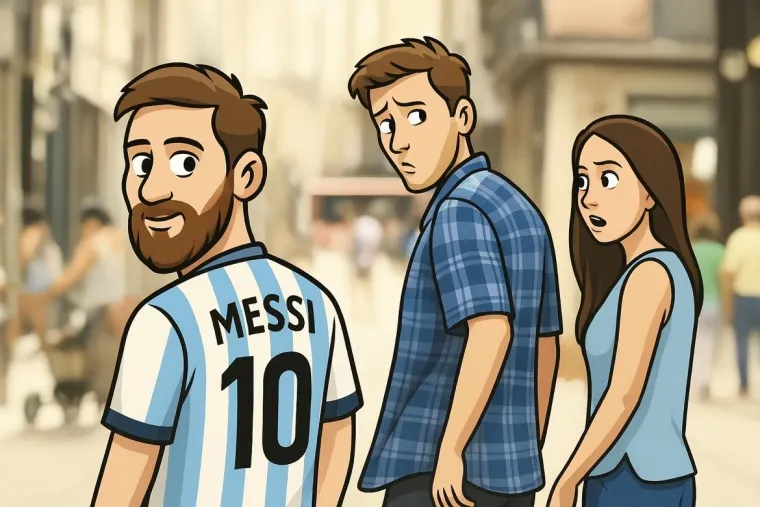 Snimao se s djevojkom nakon "savršenog dejta", a onda se pojavio Leo Messi (VIDEO)