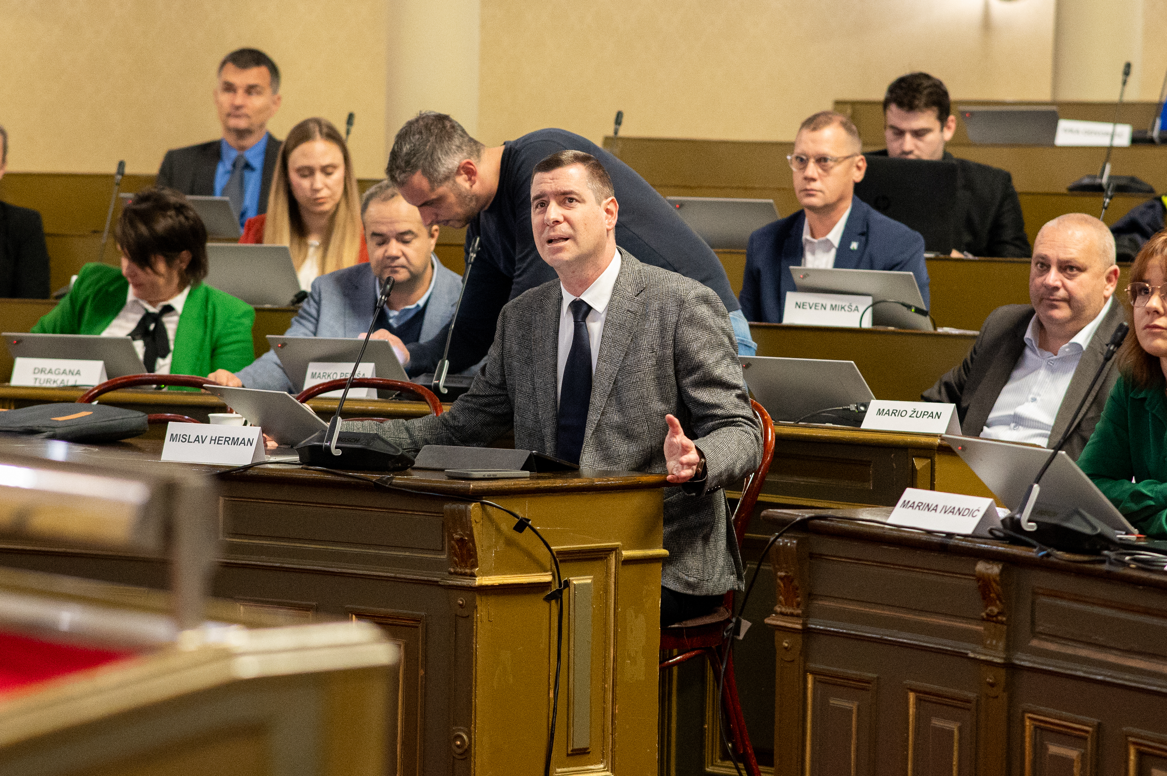 11.11.2025., Stara gradska vijecnica, Zagreb - Sjednica Gradske skupstine Grada Zagreba. Photo: Luka Antunac/PIXSELL