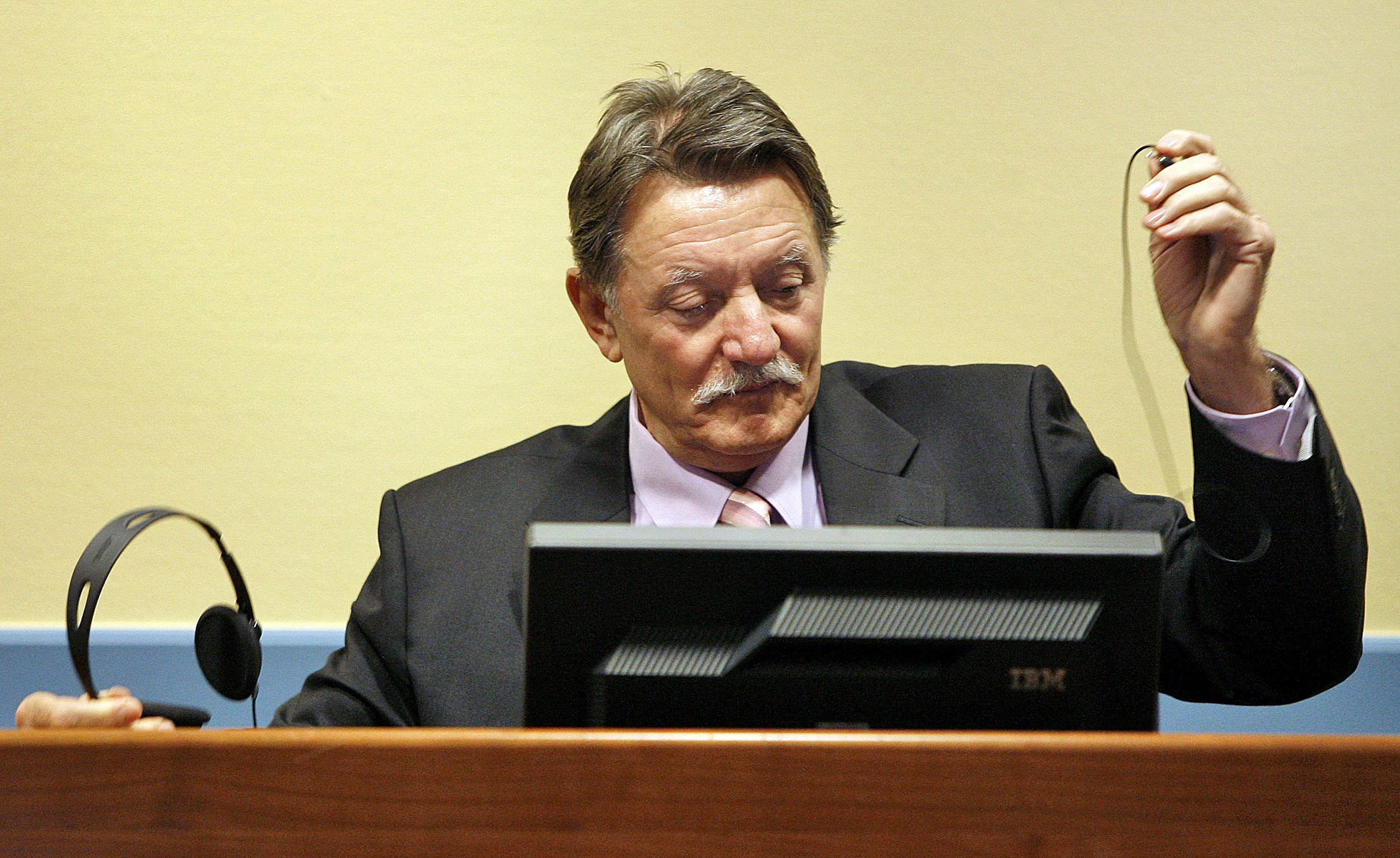 Former general of the Bosnian Army Dragomir MilosevicCredit line: Koen van Weel / AFP / Profimedia