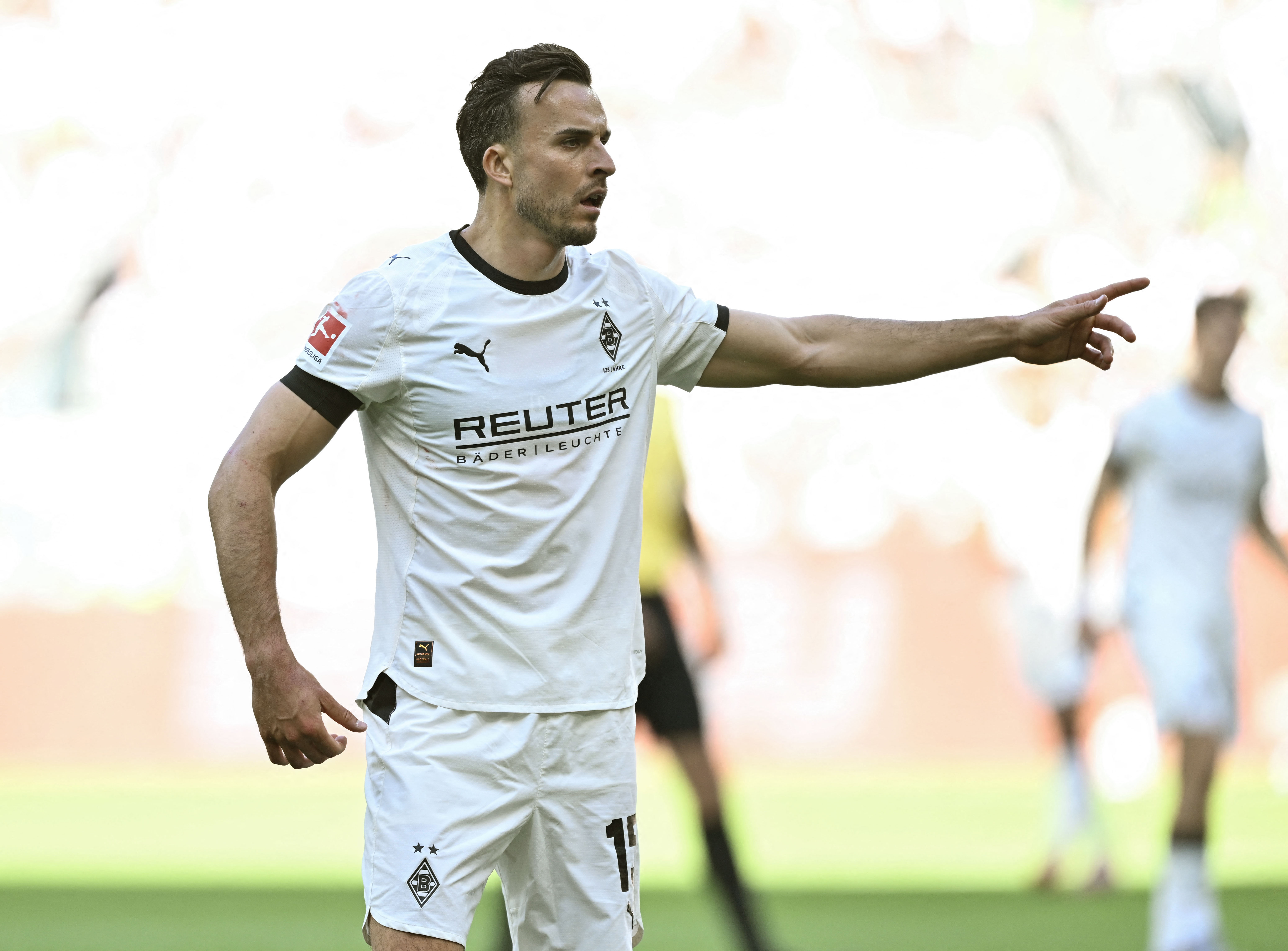 Moenchengladbach's Bosnian-Swiss forward #15 Haris Tabakovic