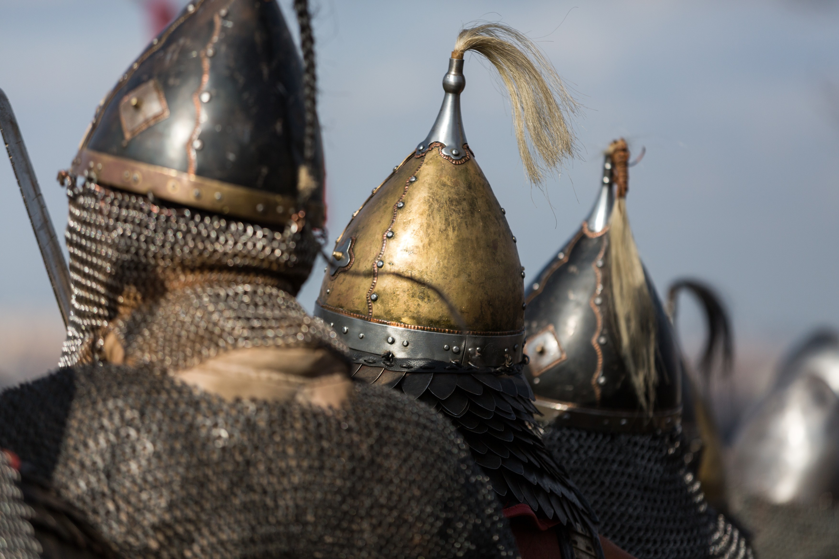 KRAKOW, POLAND - APR 7, 2015: Unidentified participants of Rekawka