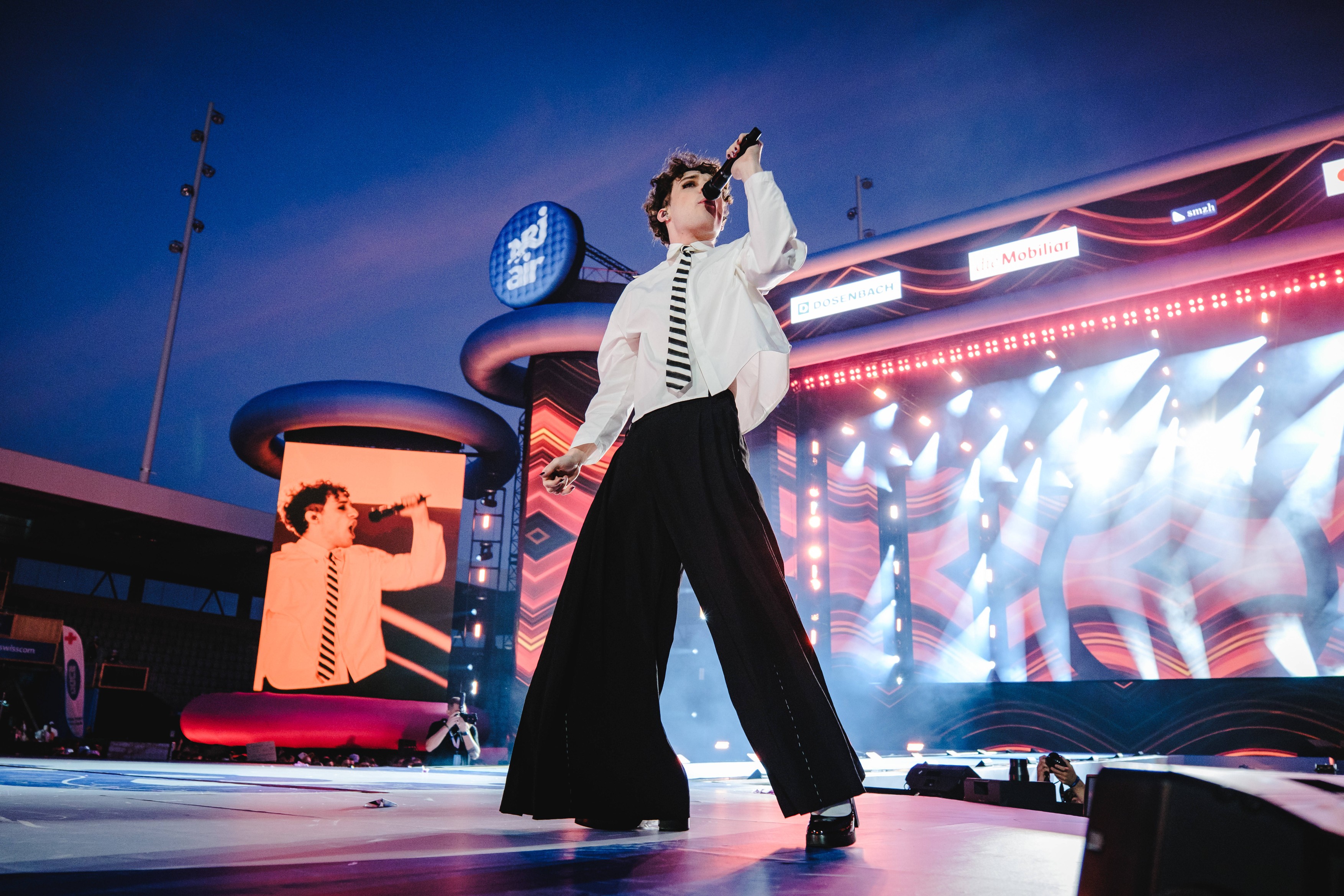 Nemo live at Energy Air 2025 Thun, Switzerland. 06th, September 2025