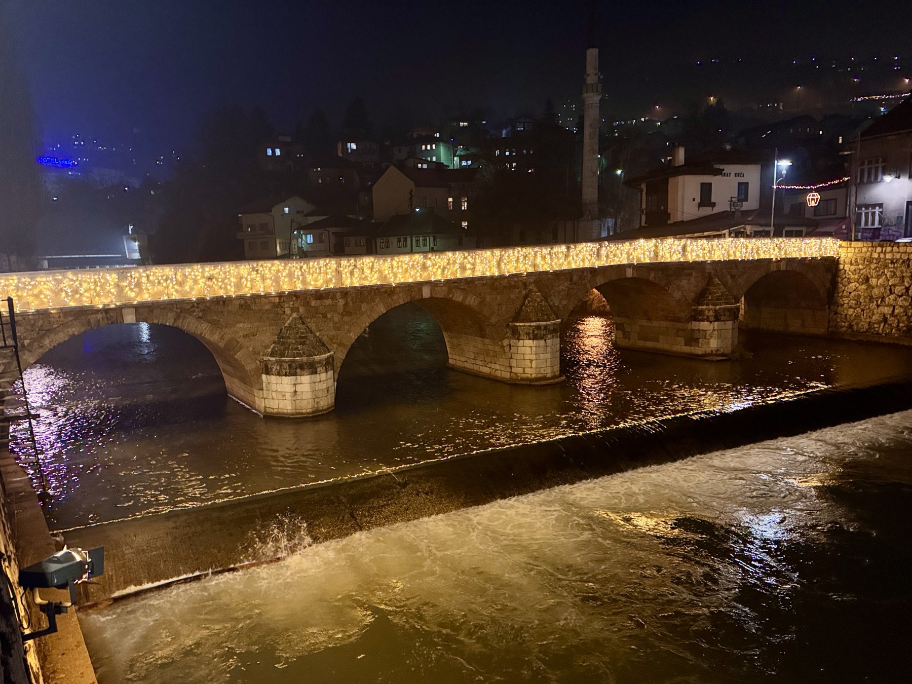 Šeher-Ćehajina ćuprija kod Inat kuće u Sarajevu