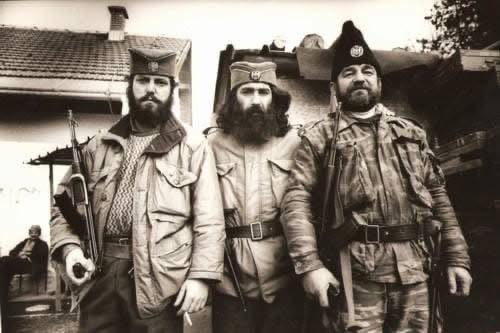 cetnici na jevrejskom groblju tokom opsade sarajeva